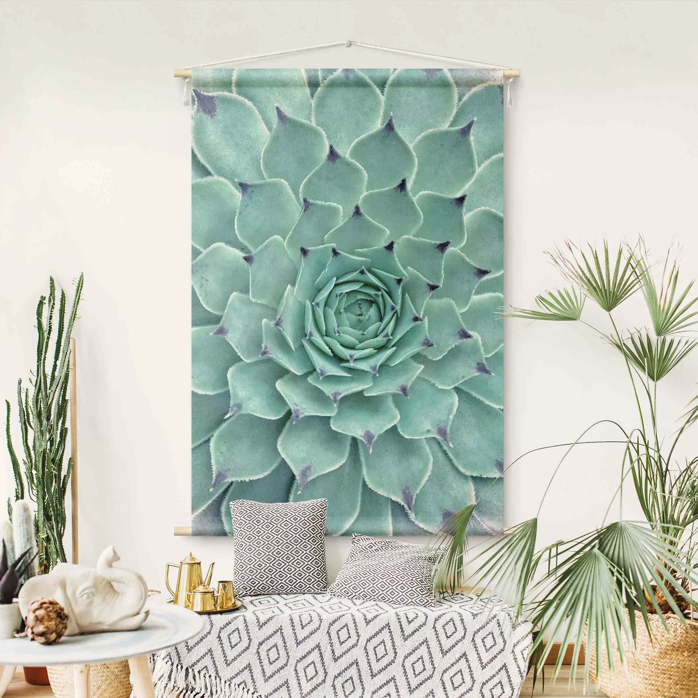 Wandteppich Kaktus Agave günstig online kaufen