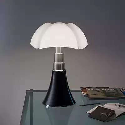 Martinelli Luce Pipistrello Tischleuchte LED, grün - 50 bis 62 cm - 2.700 K günstig online kaufen