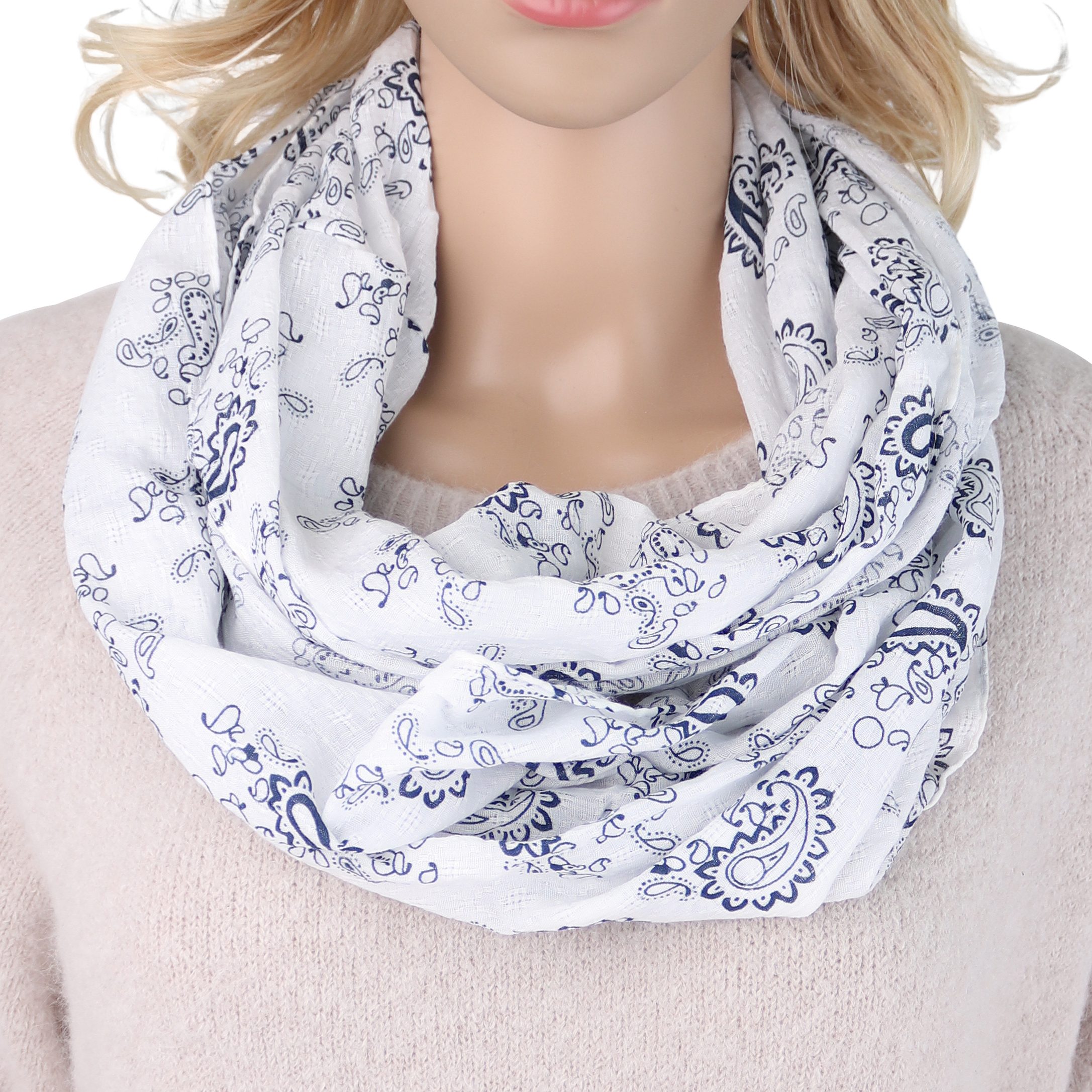 MIRROSI Loop Damen Schal mit Paisley günstig online kaufen