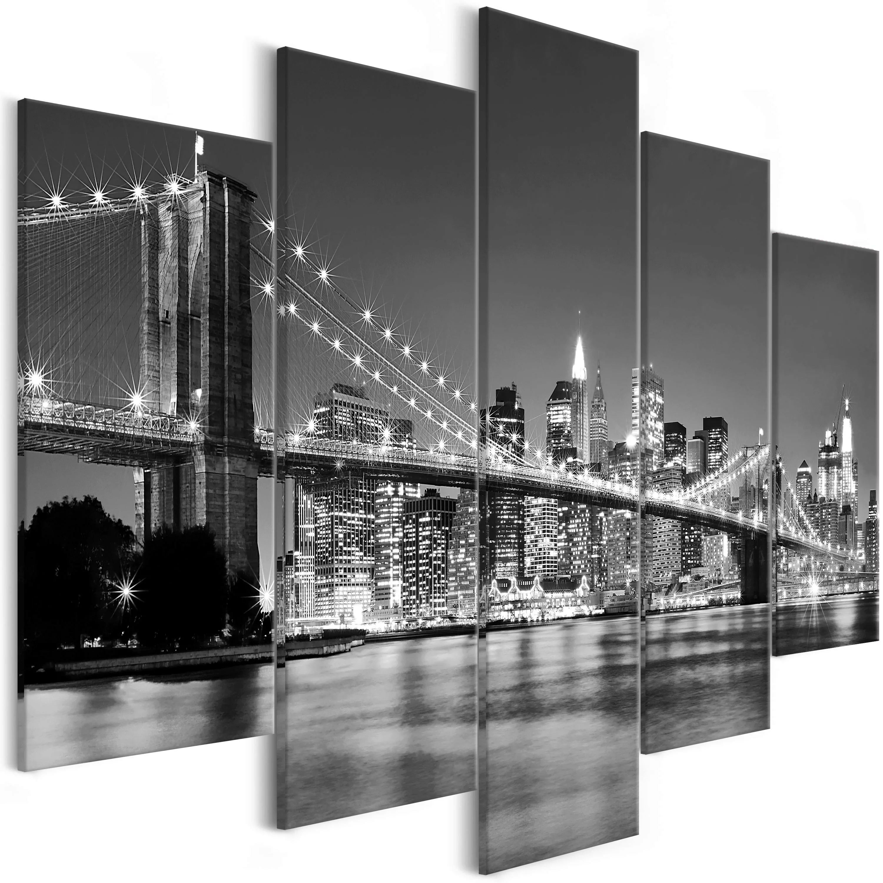 Wandbild - Dream About New York (5 Parts) Wide günstig online kaufen