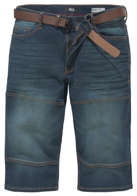 H.I.S Jeansbermudas HANTZ (Set, 2-tlg., mit abnehmbarem Gürtel) Ökologische günstig online kaufen