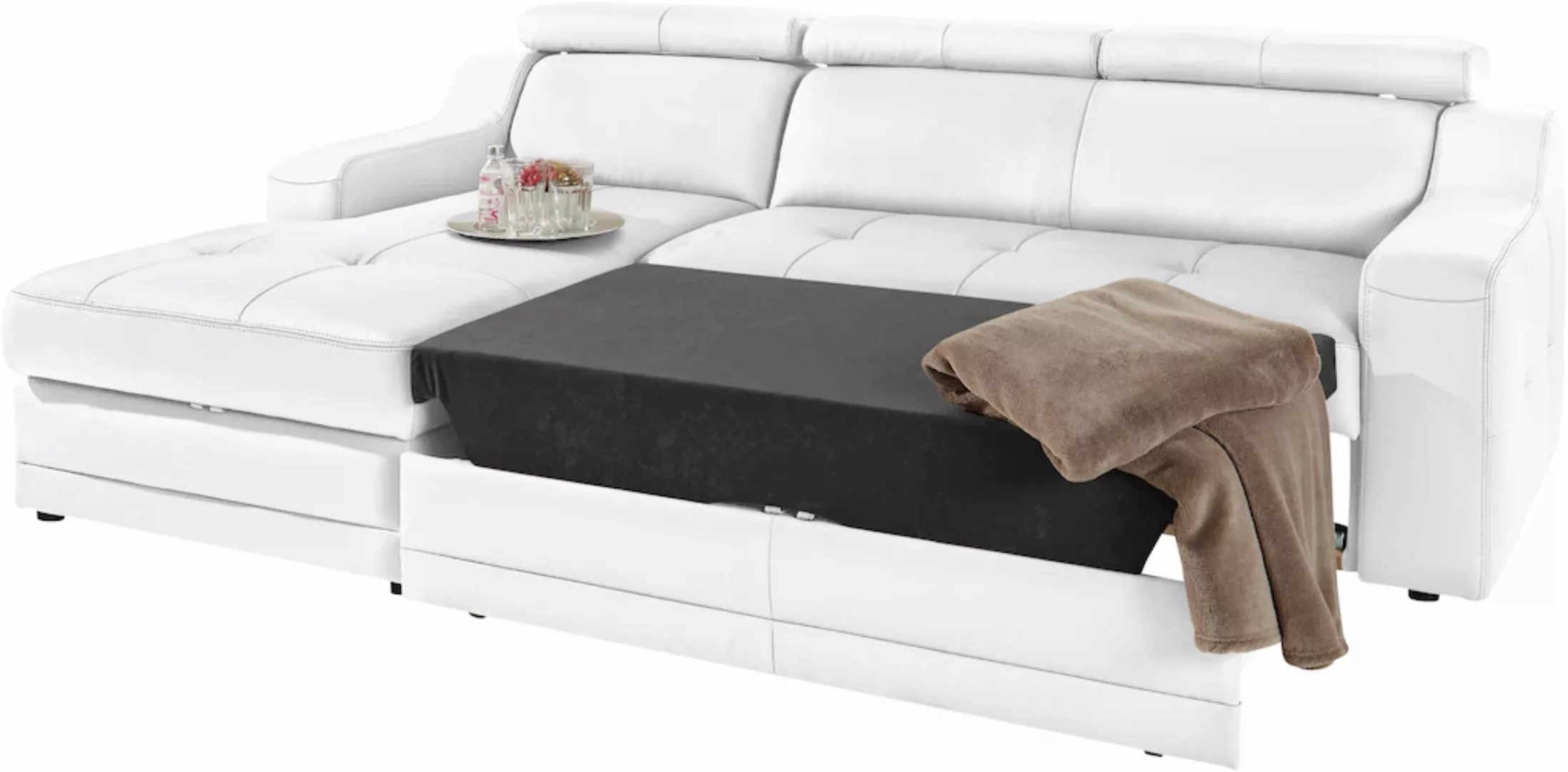 exxpo - sofa fashion Ecksofa "Lotos, L-Form", mit Kopf- bzw. Rückenverstell günstig online kaufen