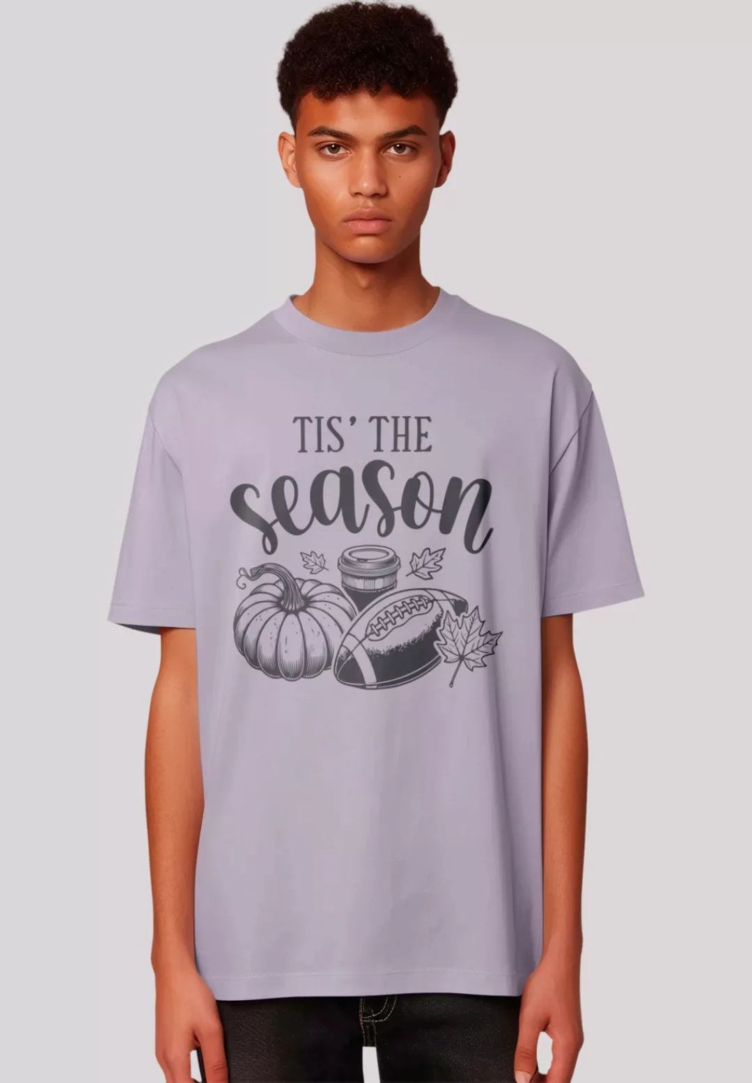 F4NT4STIC T-Shirt "Fall pumpkin coffe football its the Season", Premium Qua günstig online kaufen