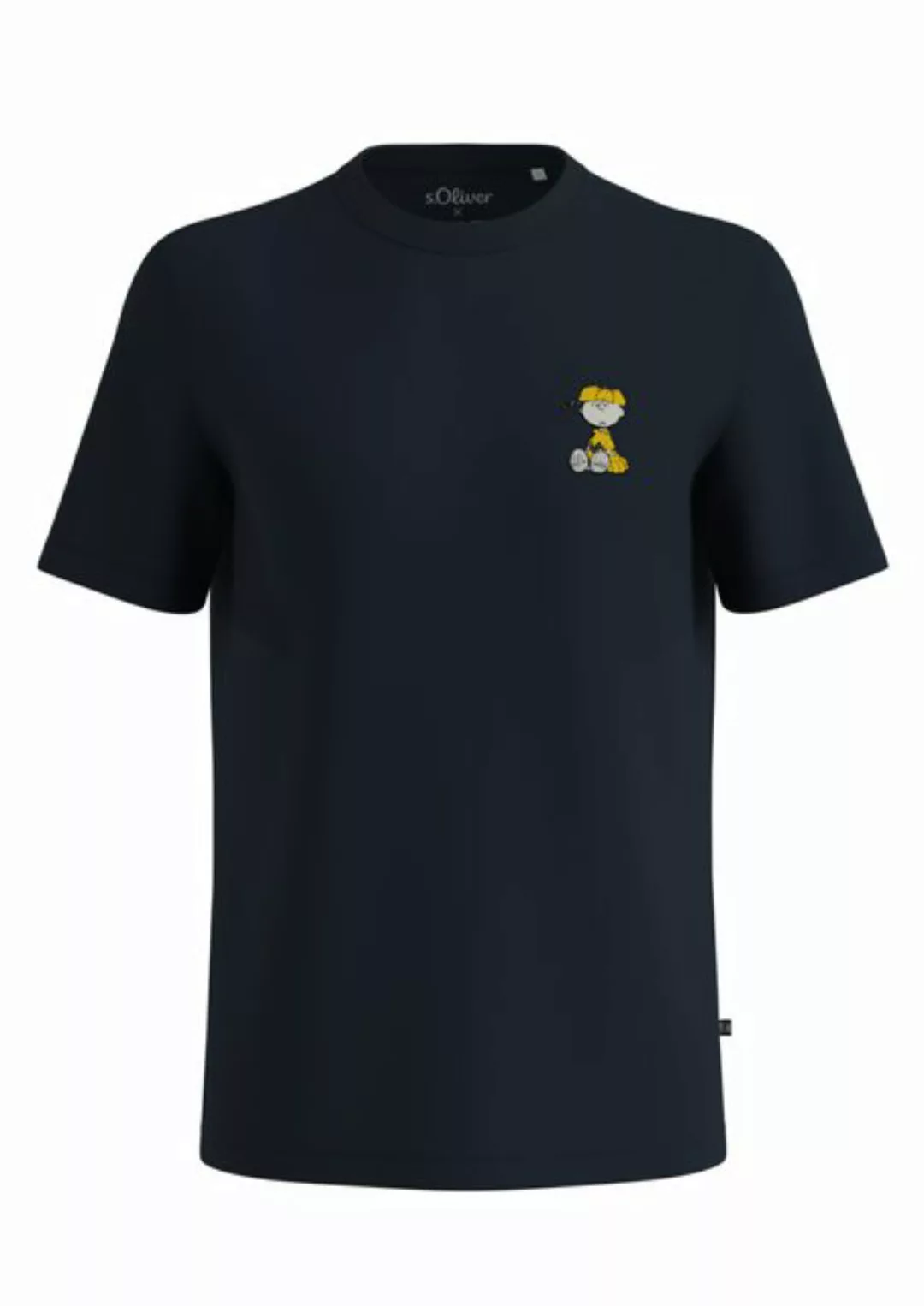 s.Oliver T-Shirt mit Peanuts Applikation günstig online kaufen