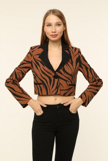 HomeStore Winterjacke Zebra-Druck Jacke günstig online kaufen