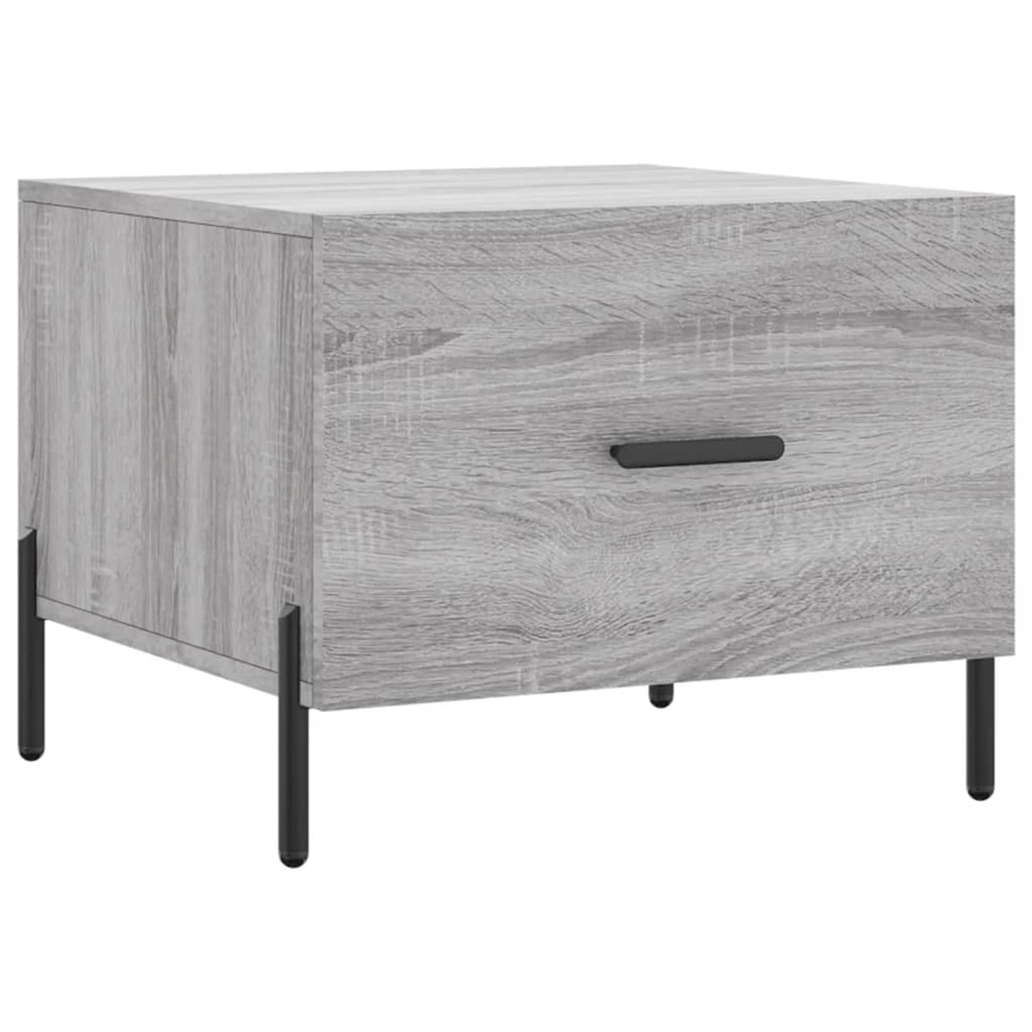 vidaXL Couchtisch Grau Sonoma 50x50x40 cm Holzwerkstoff Modell 4 günstig online kaufen