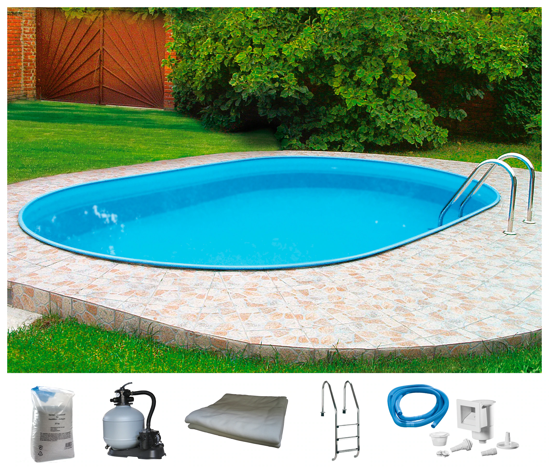 my POOL BWT Ovalpool "PREMIUM", (Komplett-Set, 6 tlg.), Höhe 135 cm, in ver günstig online kaufen