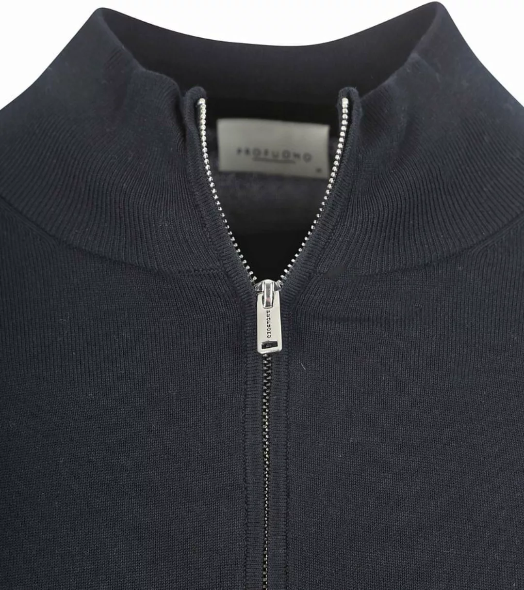 Profuomo Half Zip Pullover Luxury Navy - Größe M günstig online kaufen