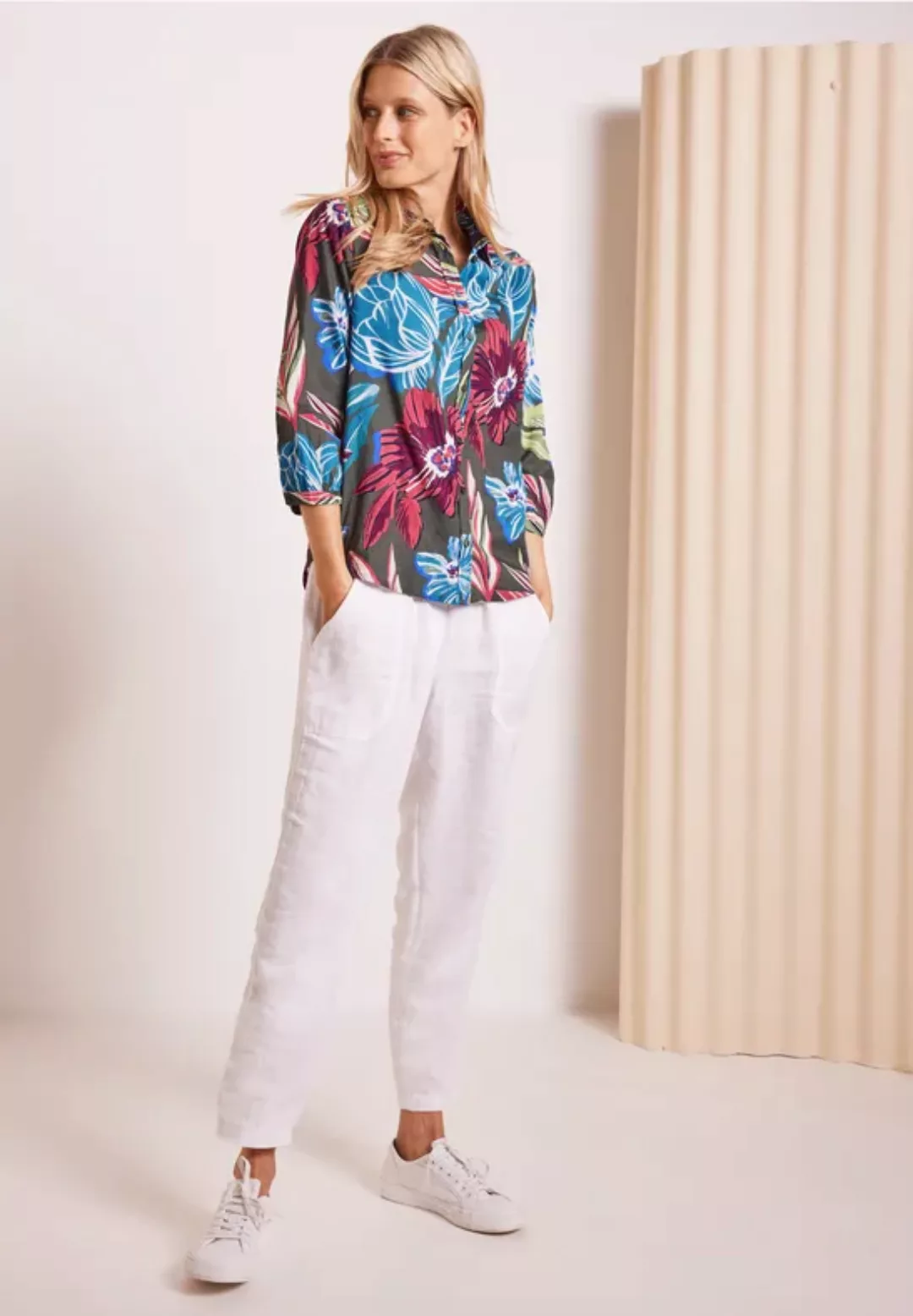 Bluse mit Blumenprint günstig online kaufen