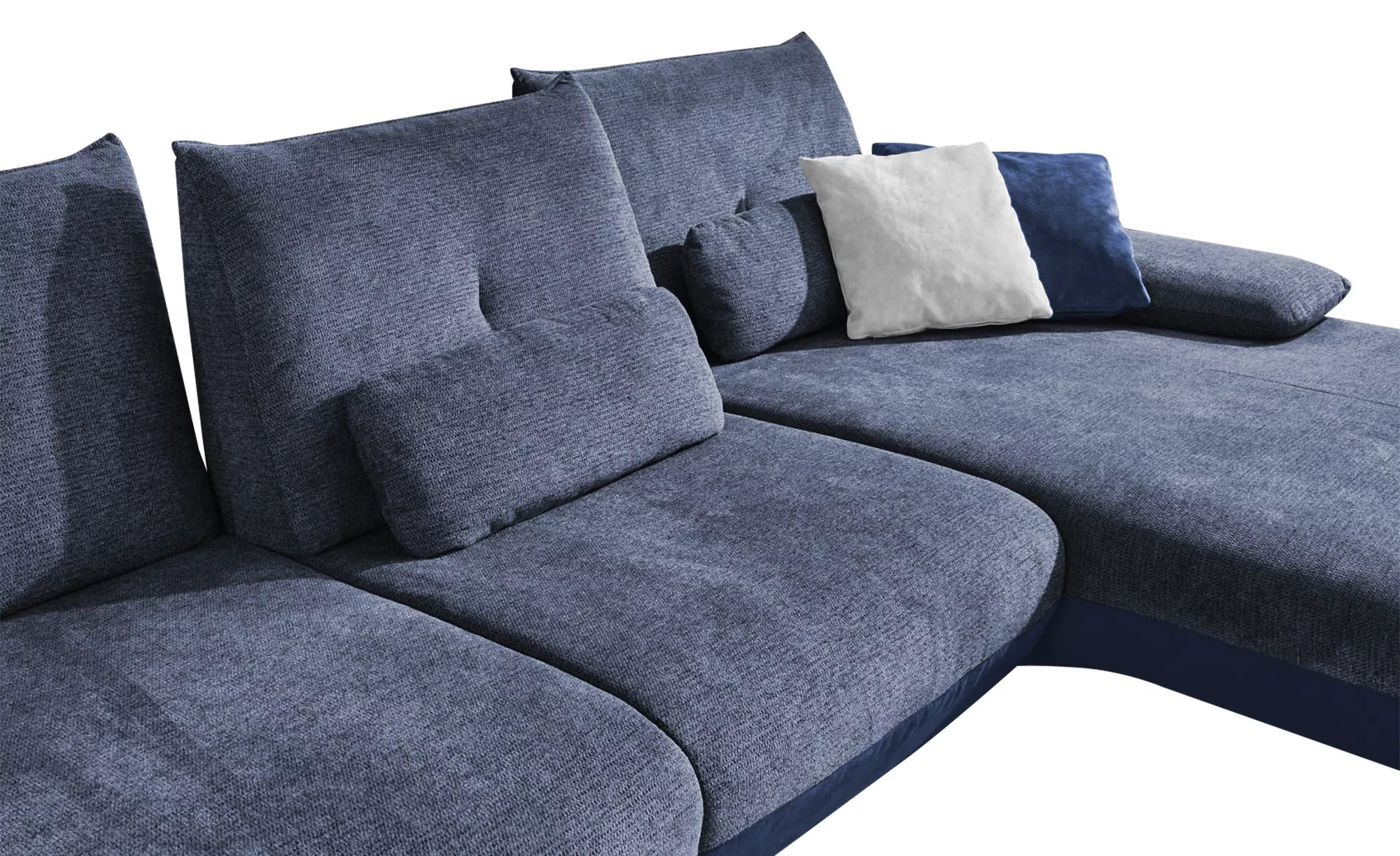 Ecksofa   Celine  ¦ blau ¦ Maße (cm): B: 316 H: 90 T: 244.0 Polstermöbel > günstig online kaufen