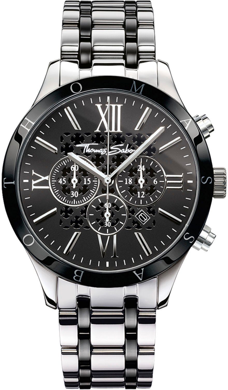 THOMAS SABO Chronograph REBEL URBAN WA0139-222-203-43 günstig online kaufen