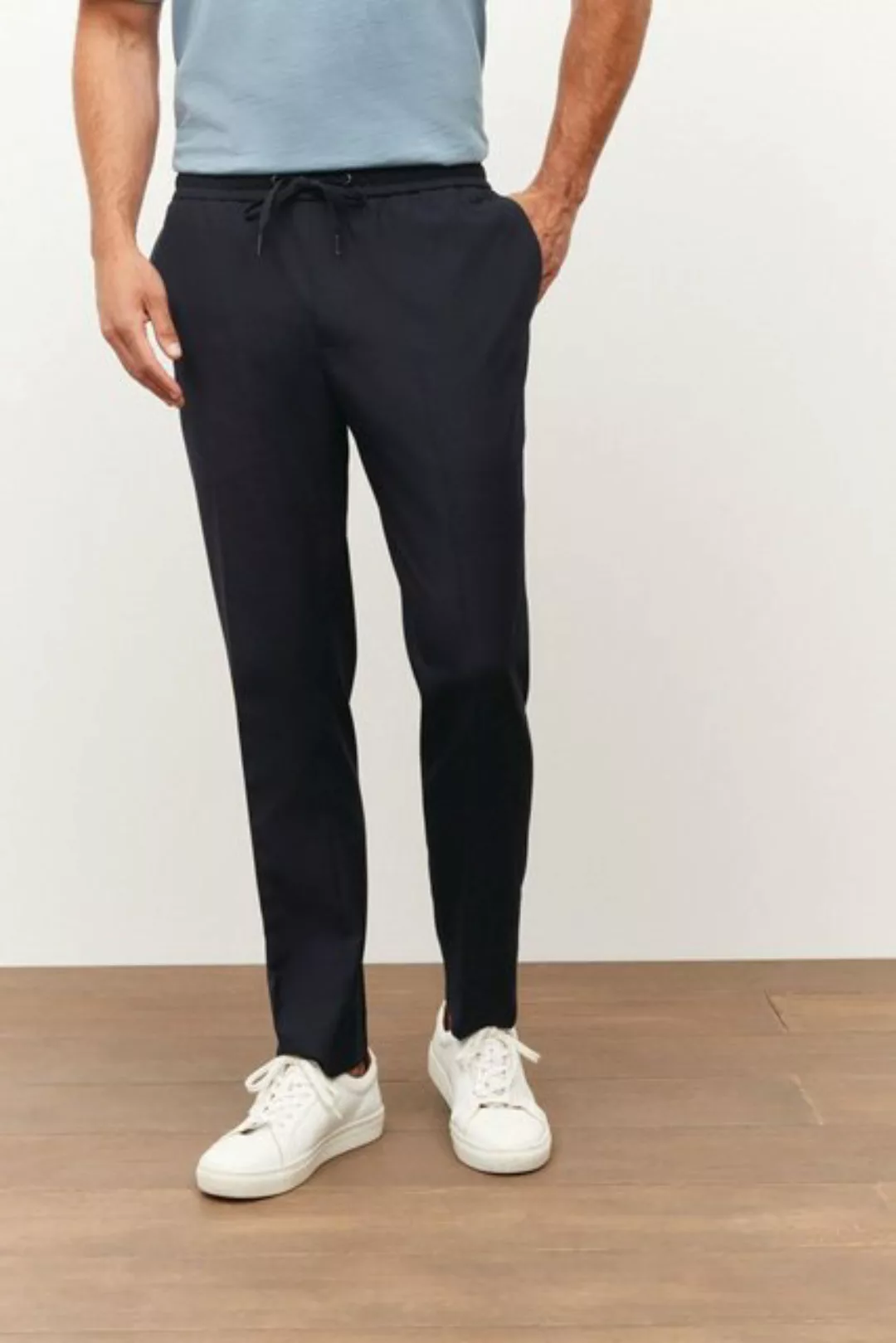 Next Anzughose Eleganter Anzug: Jogginghose im Slim Tapered Fit (1-tlg) günstig online kaufen