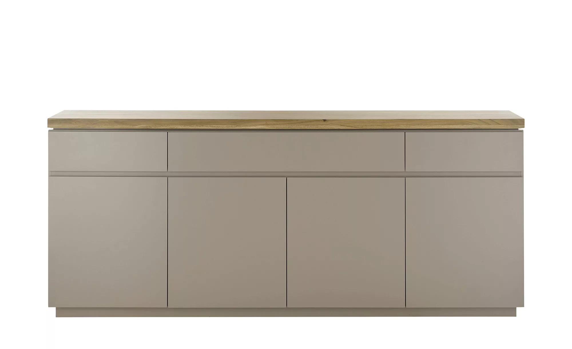 Sideboard  Brohl ¦ grau ¦ Maße (cm): B: 200 H: 86 T: 40 Kommoden & Sideboar günstig online kaufen