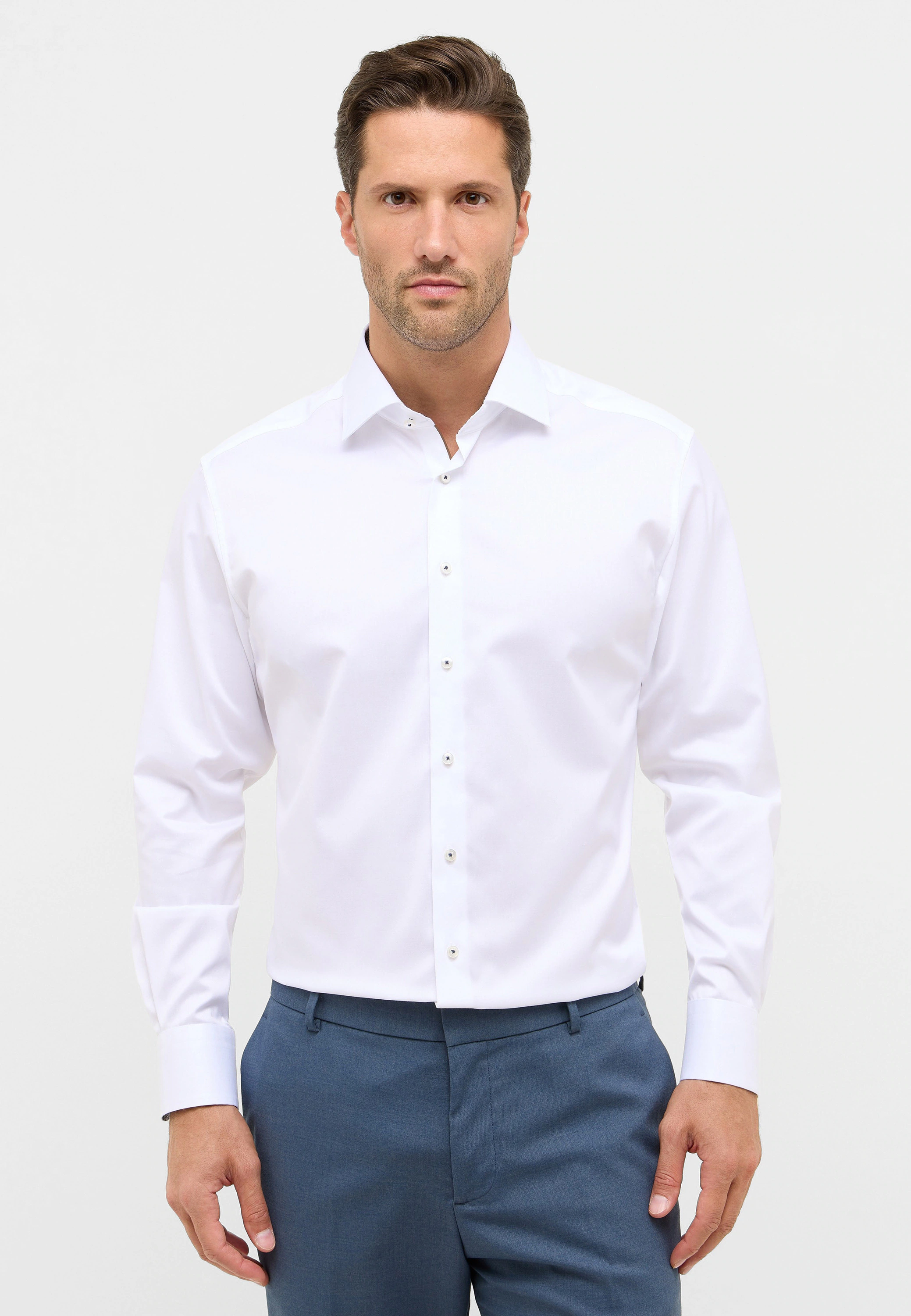 Eterna Langarmhemd "MODERN FIT", NON IRON (bügelfrei) günstig online kaufen