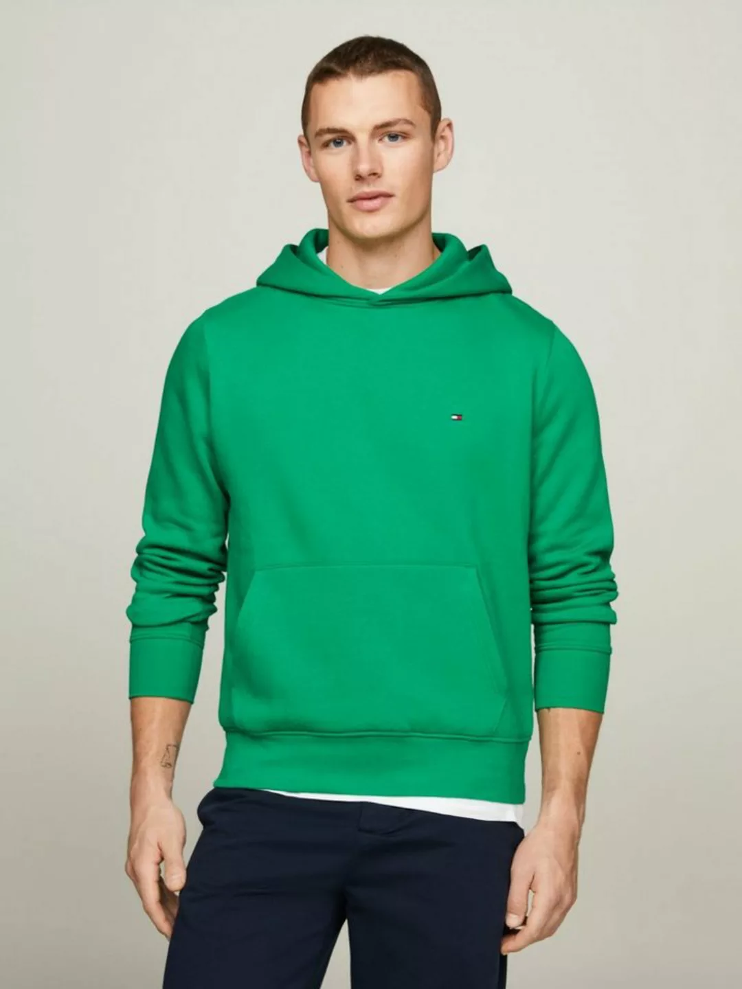 Tommy Hilfiger Hoodie FLAG LOGO HOODY mit Kängurutasche vorne günstig online kaufen