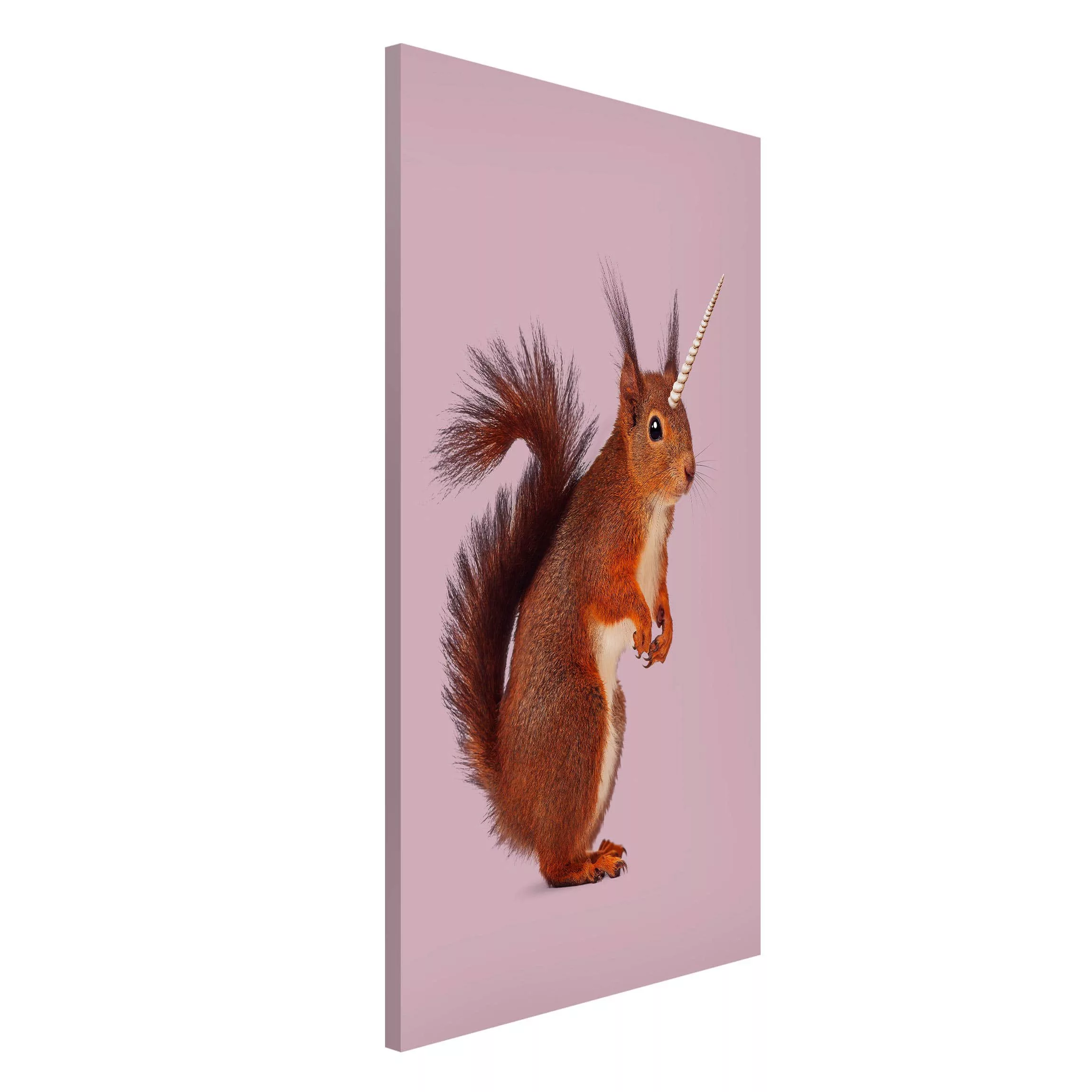 Magnettafel Kinderzimmer - Hochformat 3:4 Einhörnchen günstig online kaufen