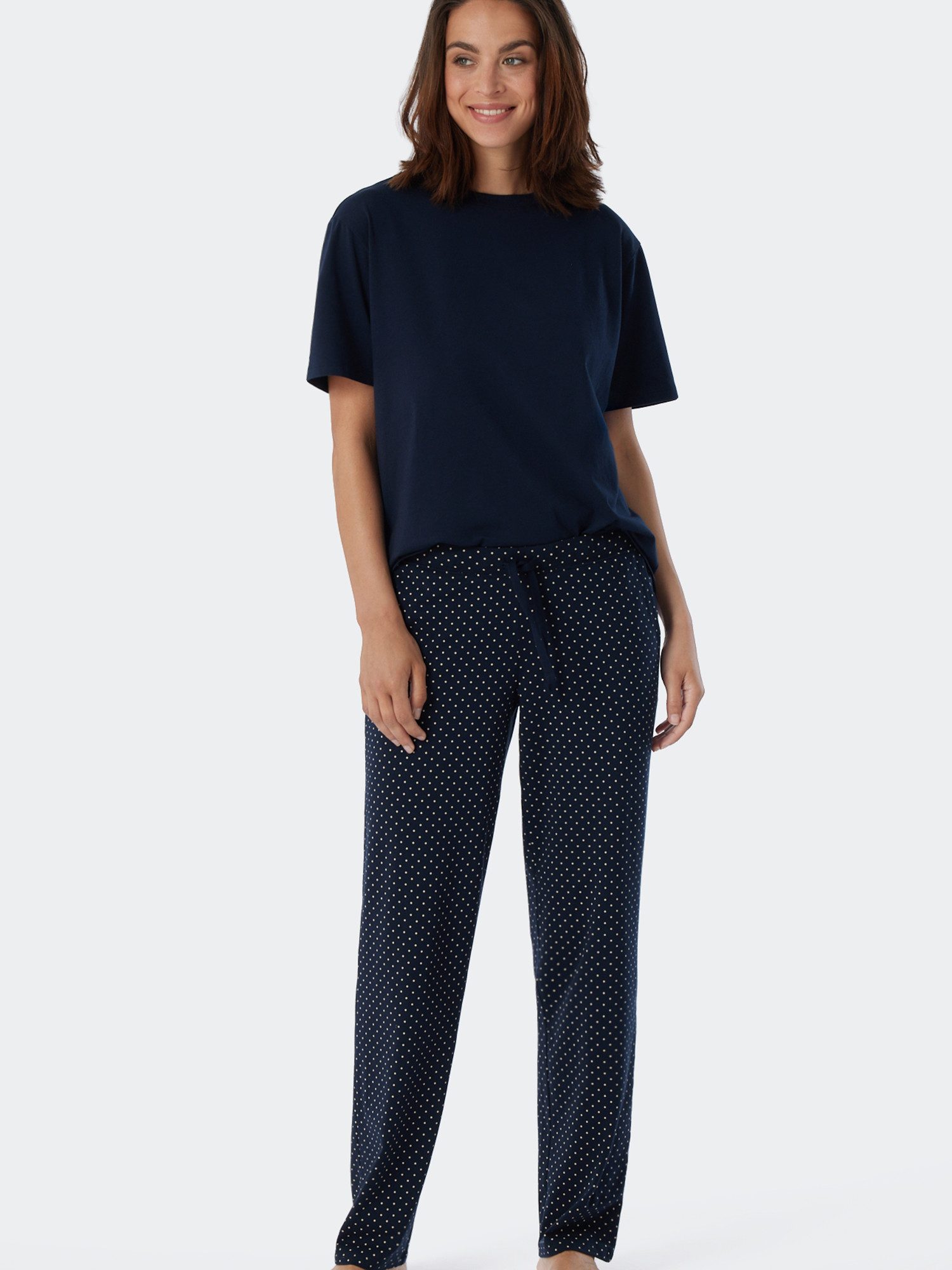 Schiesser Pyjamahose Mix & Relax lang günstig online kaufen