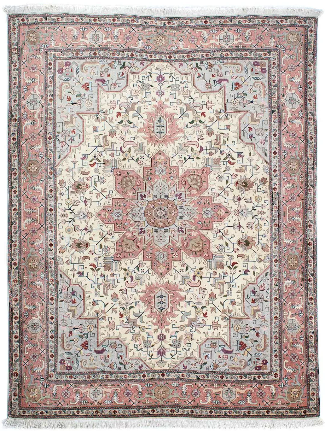 morgenland Wollteppich »Täbriz - 50 Raj Medaillon 218 x 152 cm«, rechteckig günstig online kaufen