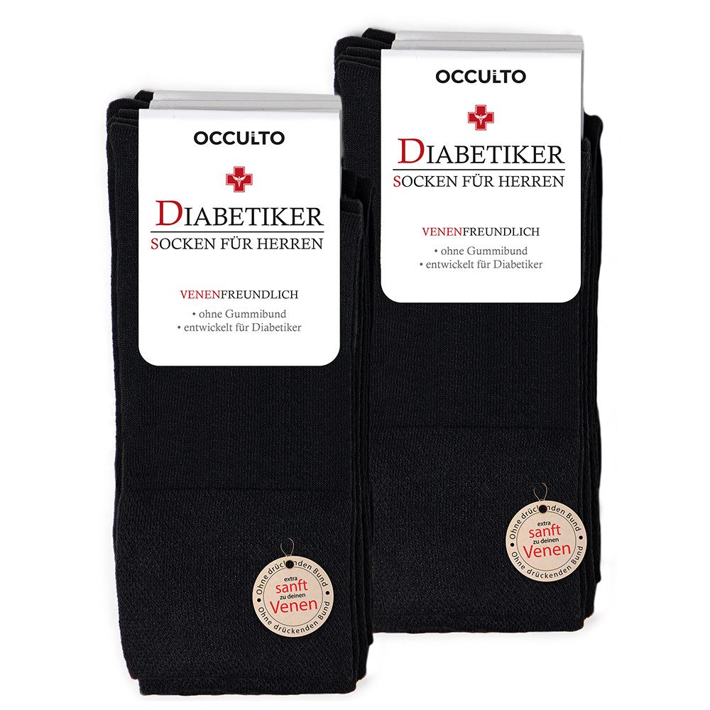 OCCULTO Basicsocken Herren Diabetikersocken 10er Pack günstig online kaufen