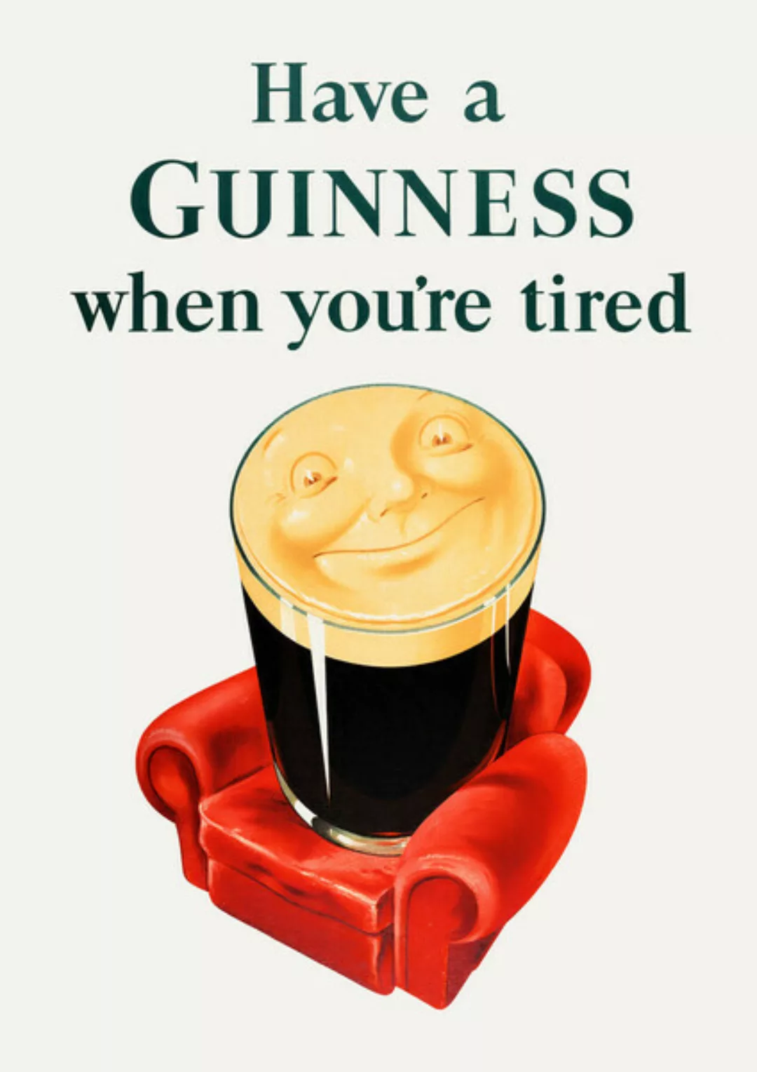 Poster / Leinwandbild - Have a Guinness günstig online kaufen