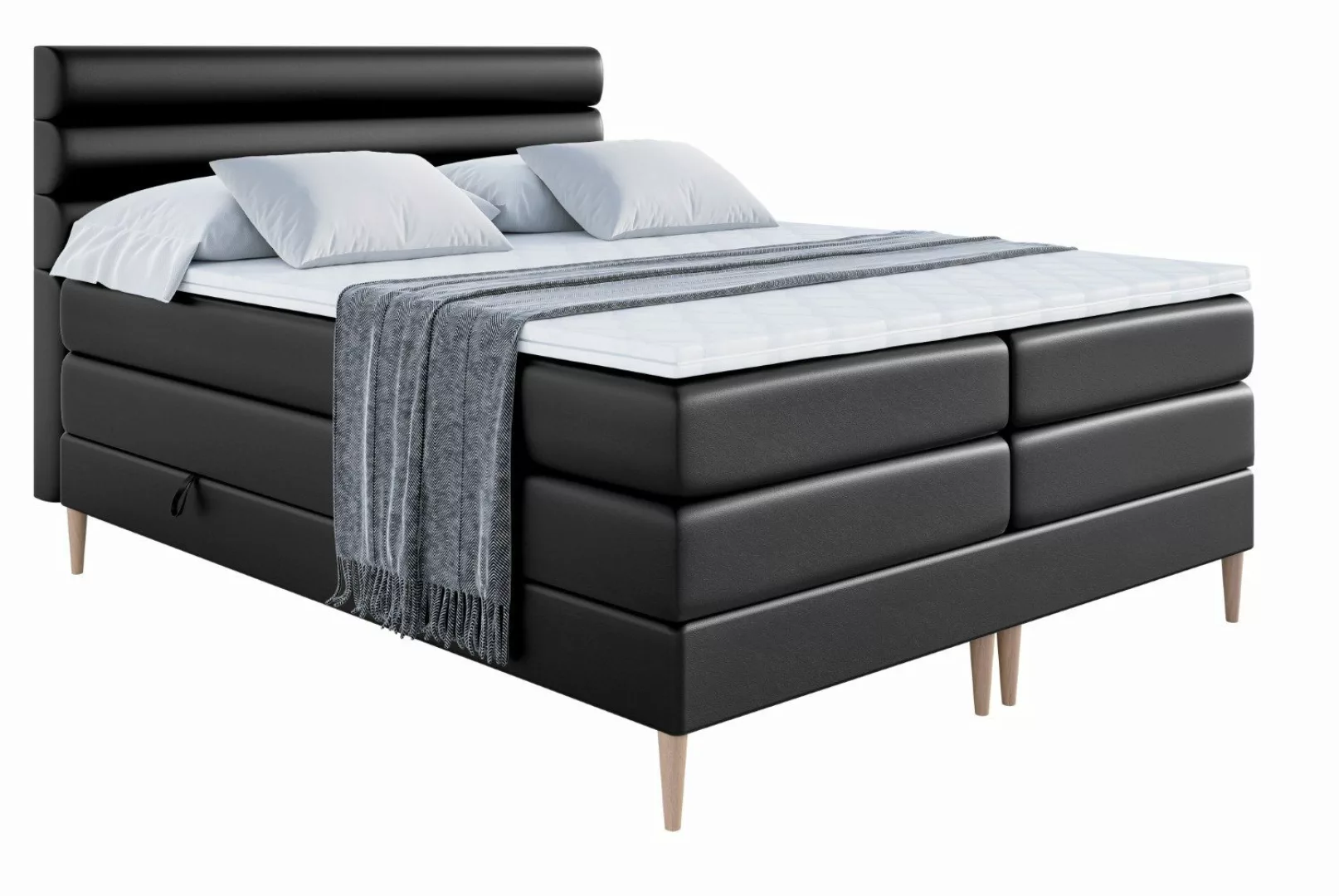 ALTDECOR Boxspringbett CELESTIA-F KING (Multipocket-Matratze H4, günstig online kaufen