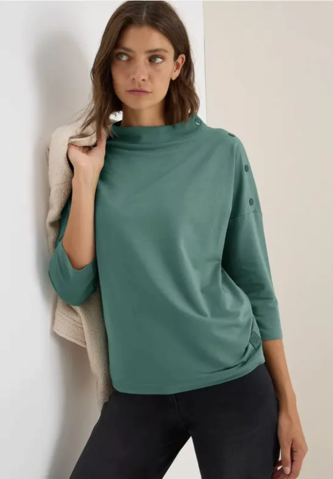 Shirt mit Knopfdetail günstig online kaufen
