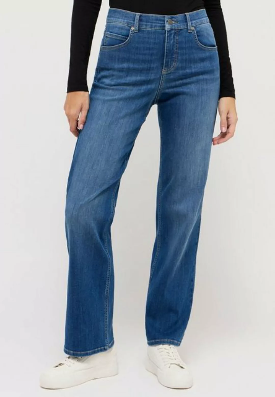 ANGELS 5-Pocket-Jeans - Loose fit Jeans - verwaschene Jeans - lockere Jeans günstig online kaufen