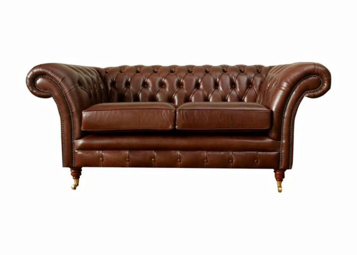 JVmoebel Chesterfield-Sofa, Chesterfield 2 Sitzer Design Sofa Couch 185 cm günstig online kaufen