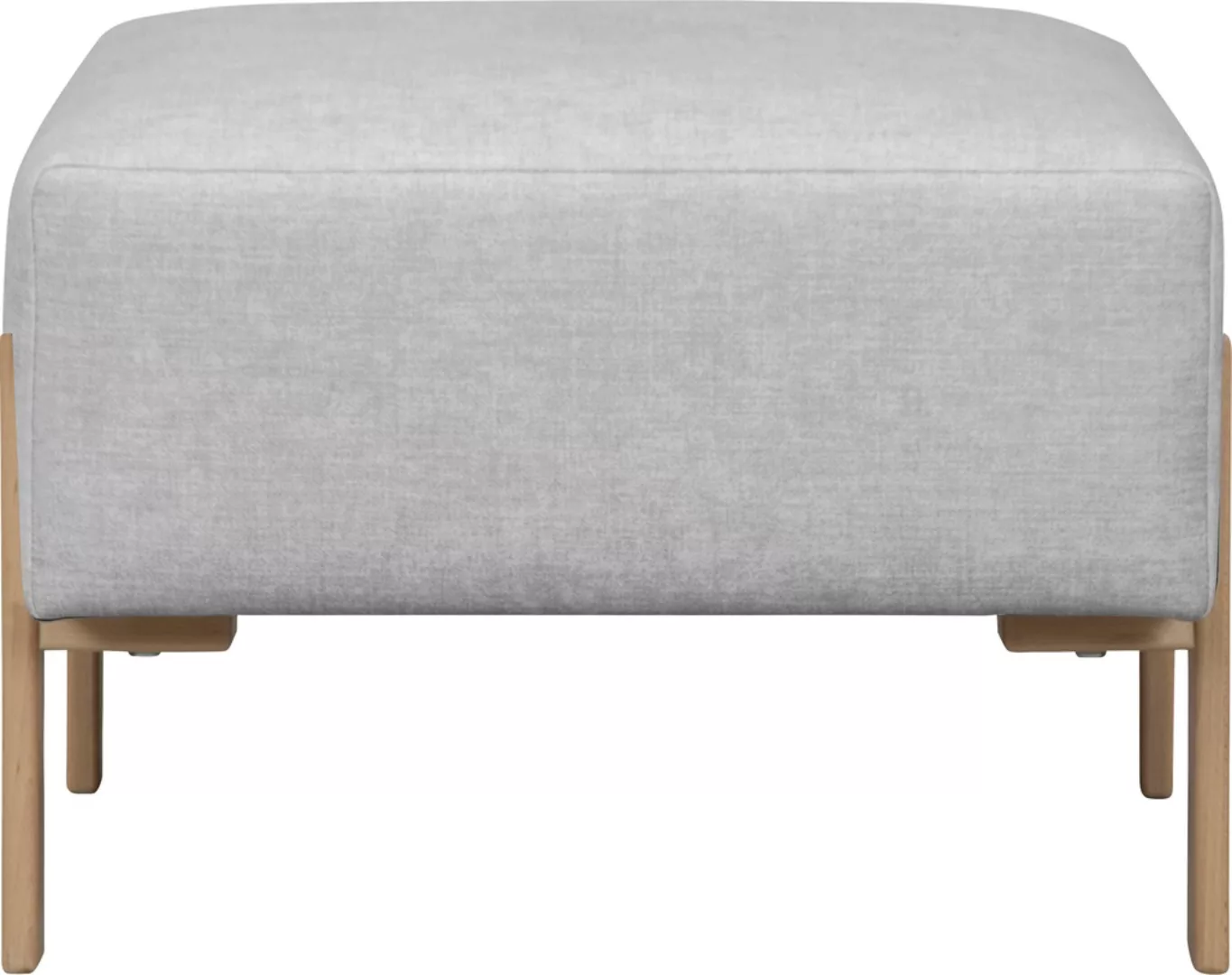 OTTO products Hocker "Hanne", Verschiedene Bezugsqualitäten: Baumwolle, rec günstig online kaufen