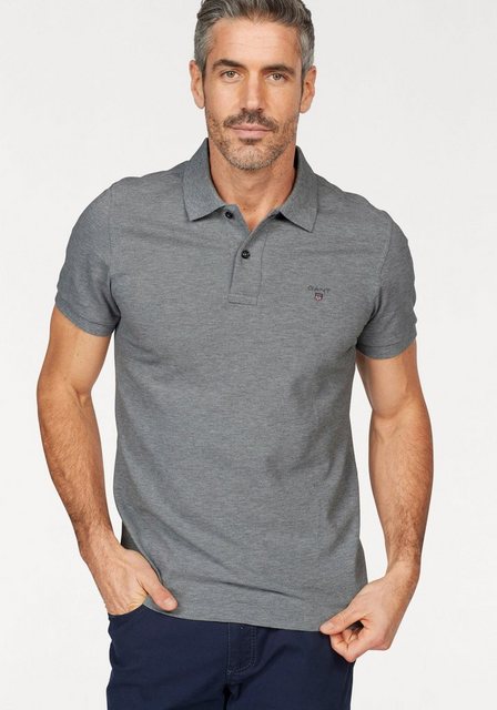 Gant Poloshirt "ORIGINAL PIQUE SS RUGGER", mit Flachstrickkragen günstig online kaufen