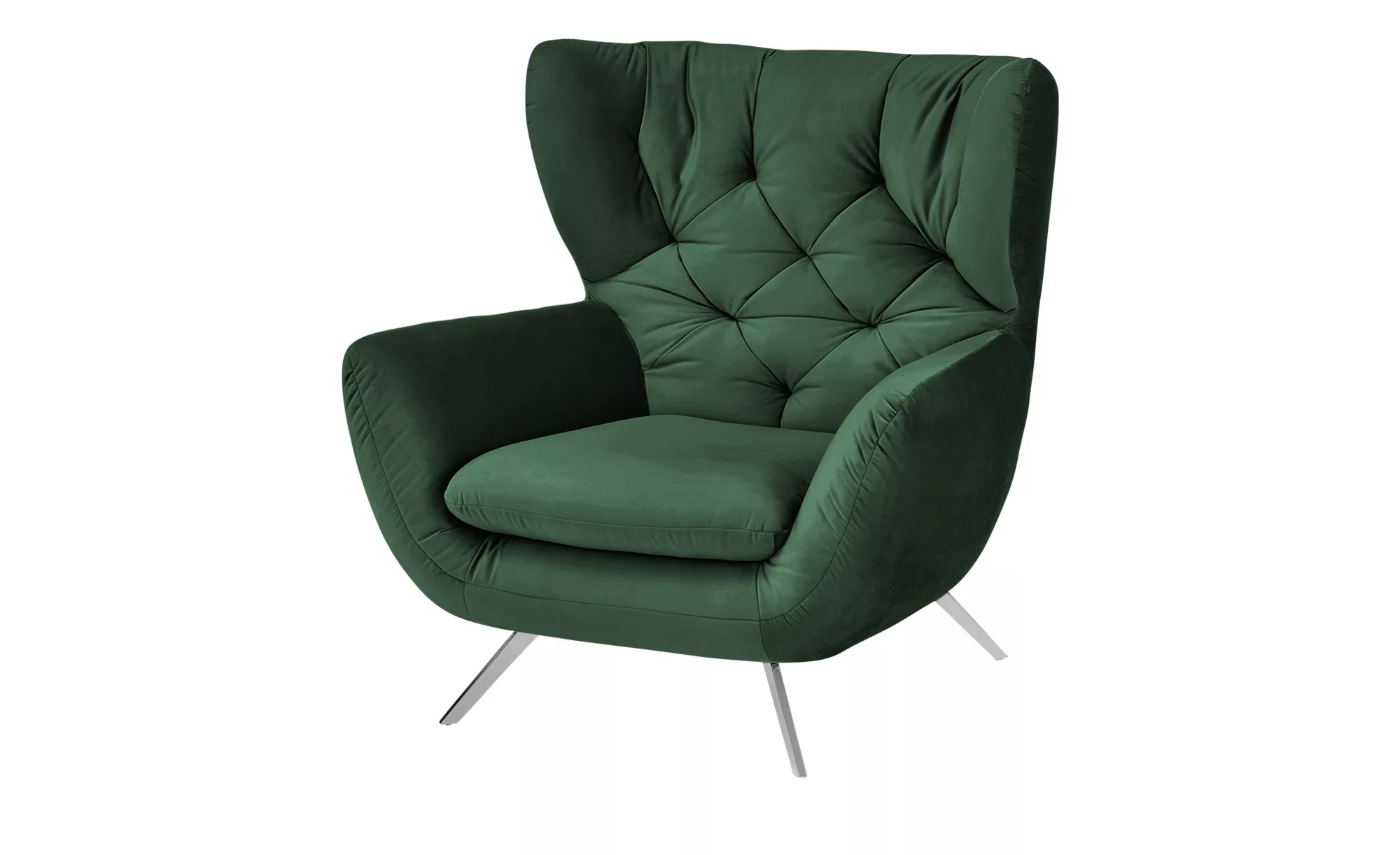 pop Hochlehnsessel - grün - 100 cm - 106 cm - 95 cm - Polstermöbel > Sessel günstig online kaufen
