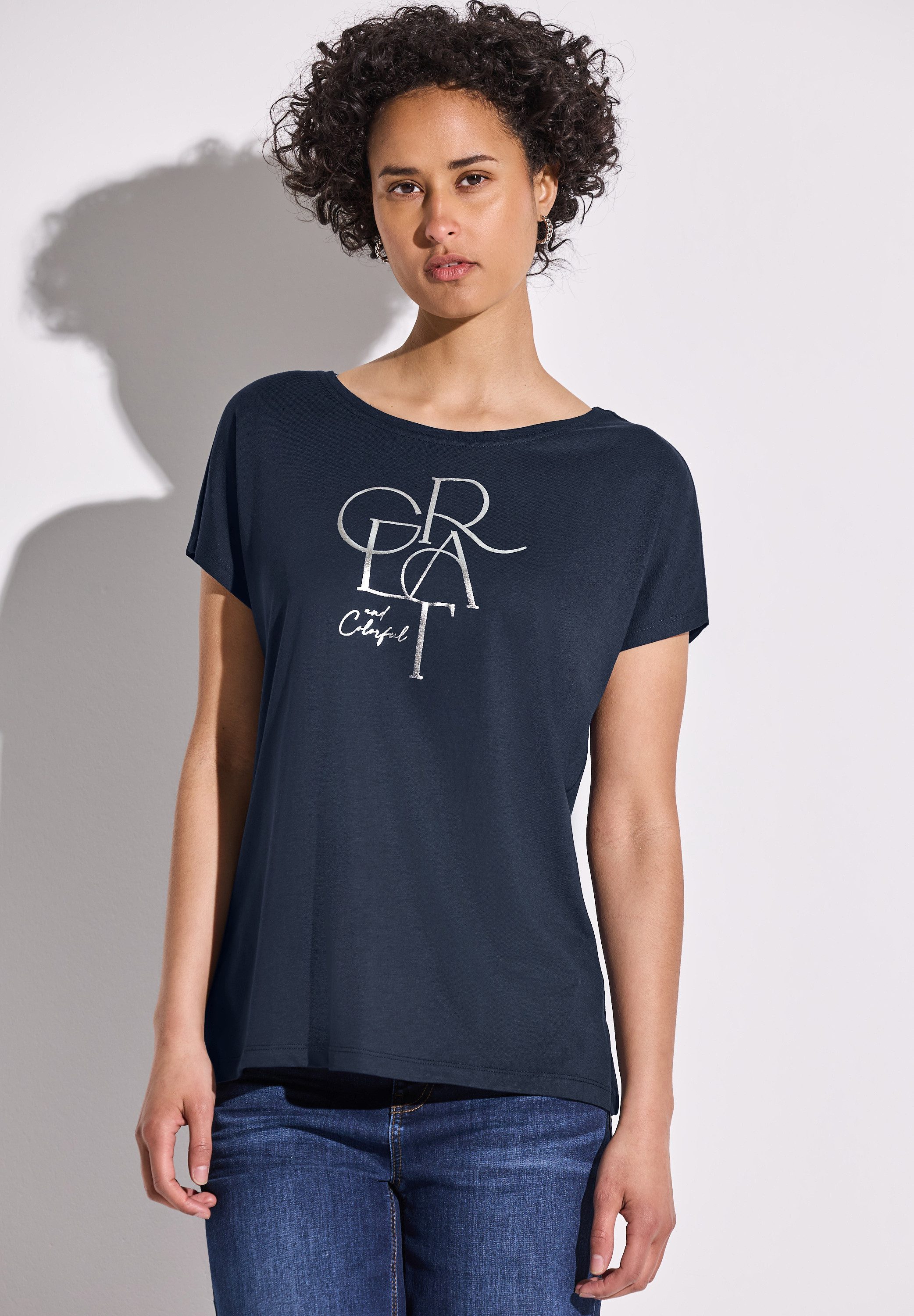 STREET ONE T-Shirt, im soften Baumwoll-Mix günstig online kaufen