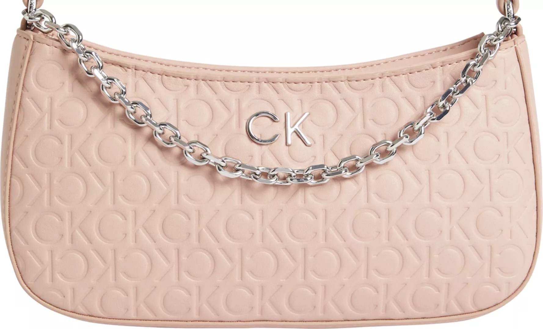 Calvin Klein Schultertasche "RE-LOCK SHOULDER BAG EMB MONO" günstig online kaufen