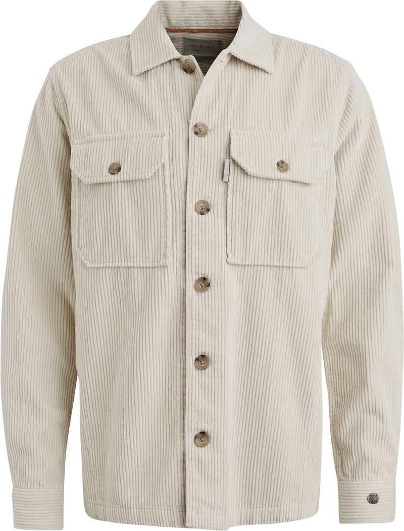 Cast Iron Overshirt Corduroy Ecru - Größe XL günstig online kaufen