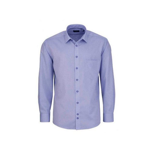 Hatico Langarmhemd blau regular fit (1-tlg) günstig online kaufen