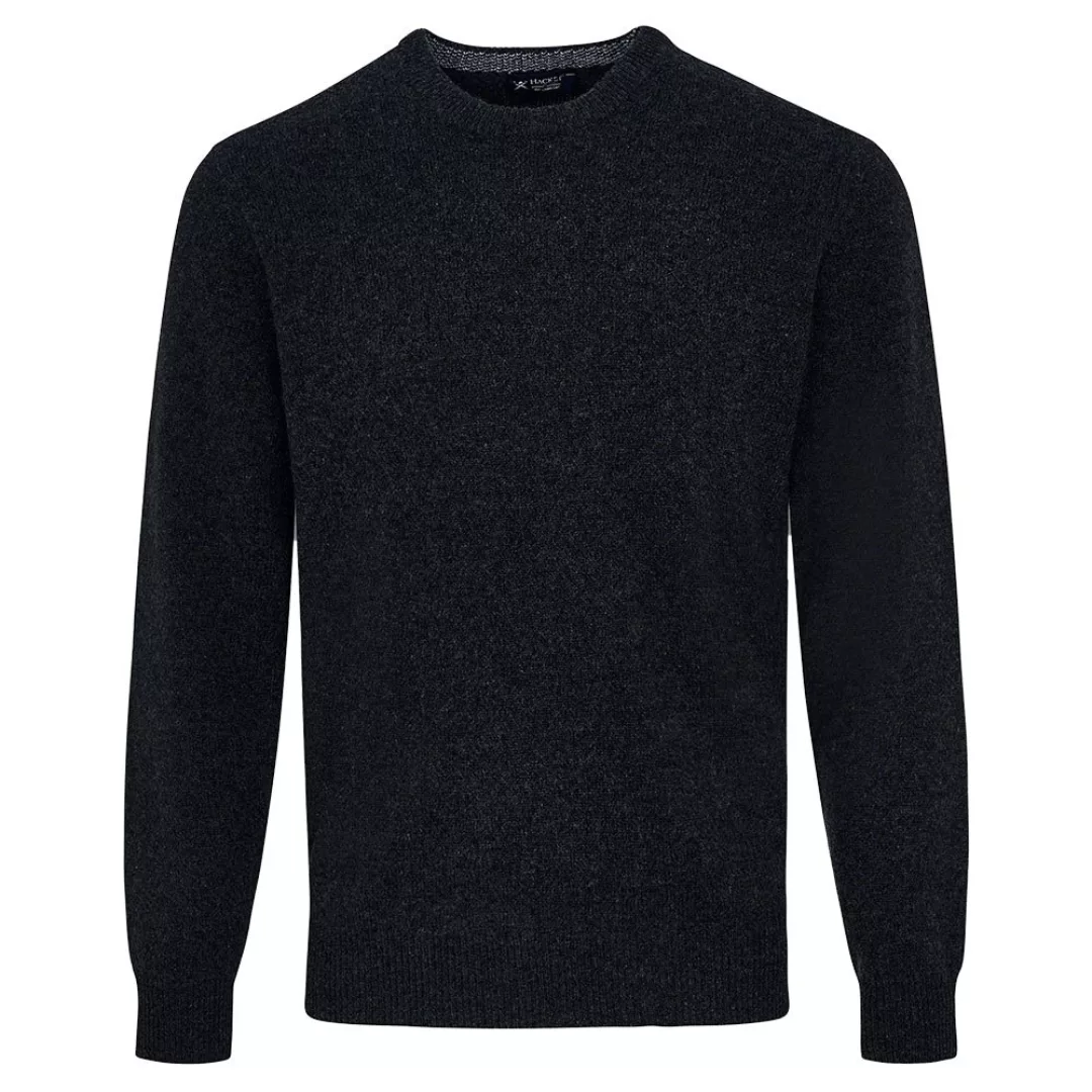 Hackett Lambswool Rundhalsausschnitt Sweater 2XL Charcoal günstig online kaufen