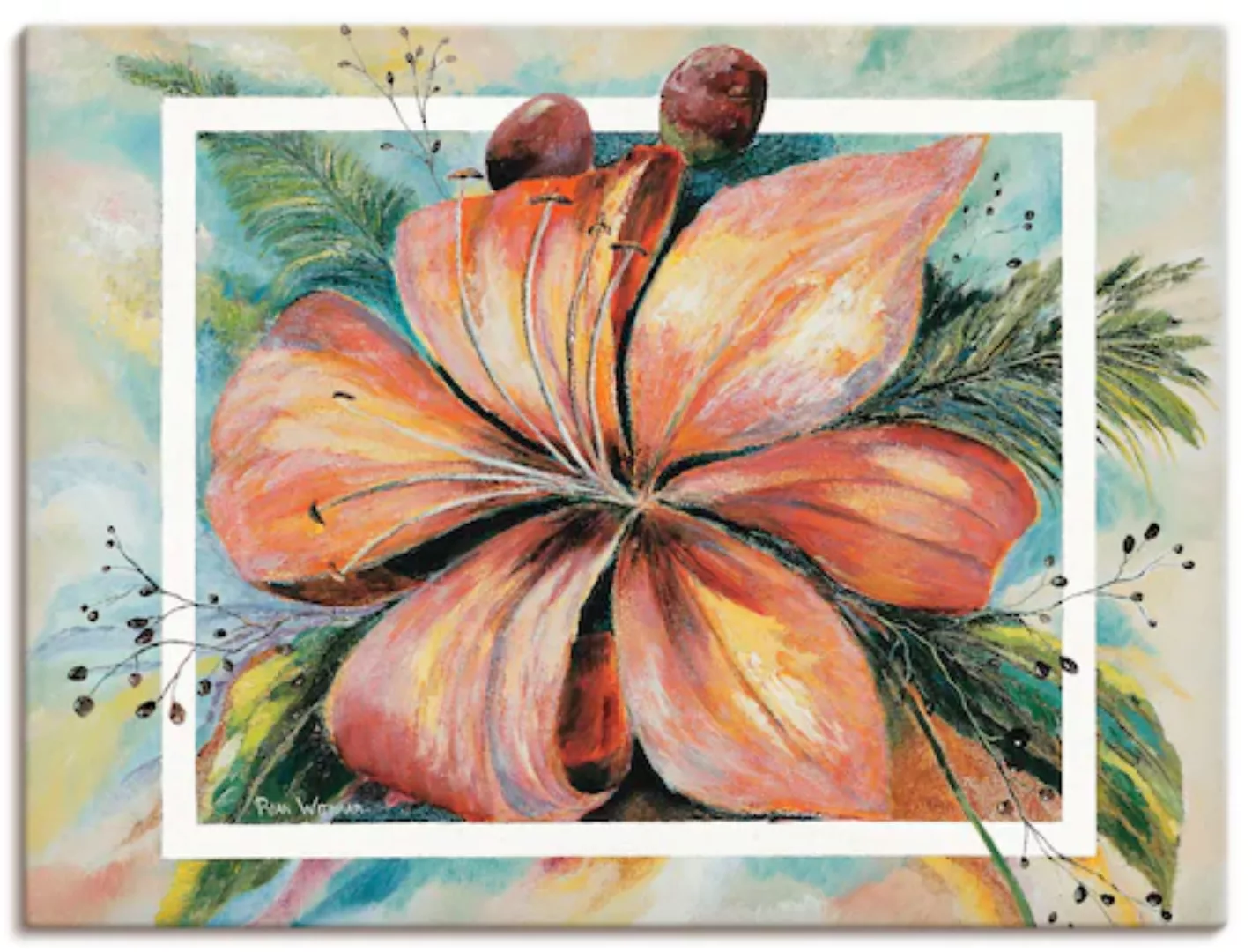 Artland Leinwandbild "Freesien Fantasie I", Blumen, (1 St.) günstig online kaufen