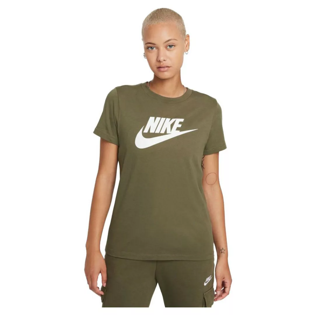 Nike Sportswear Essential Kurzarm T-shirt XL Medium Olive / White günstig online kaufen