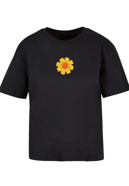 emoji couture T-Shirt Golden diamonds flower orange center Premium Qualität günstig online kaufen