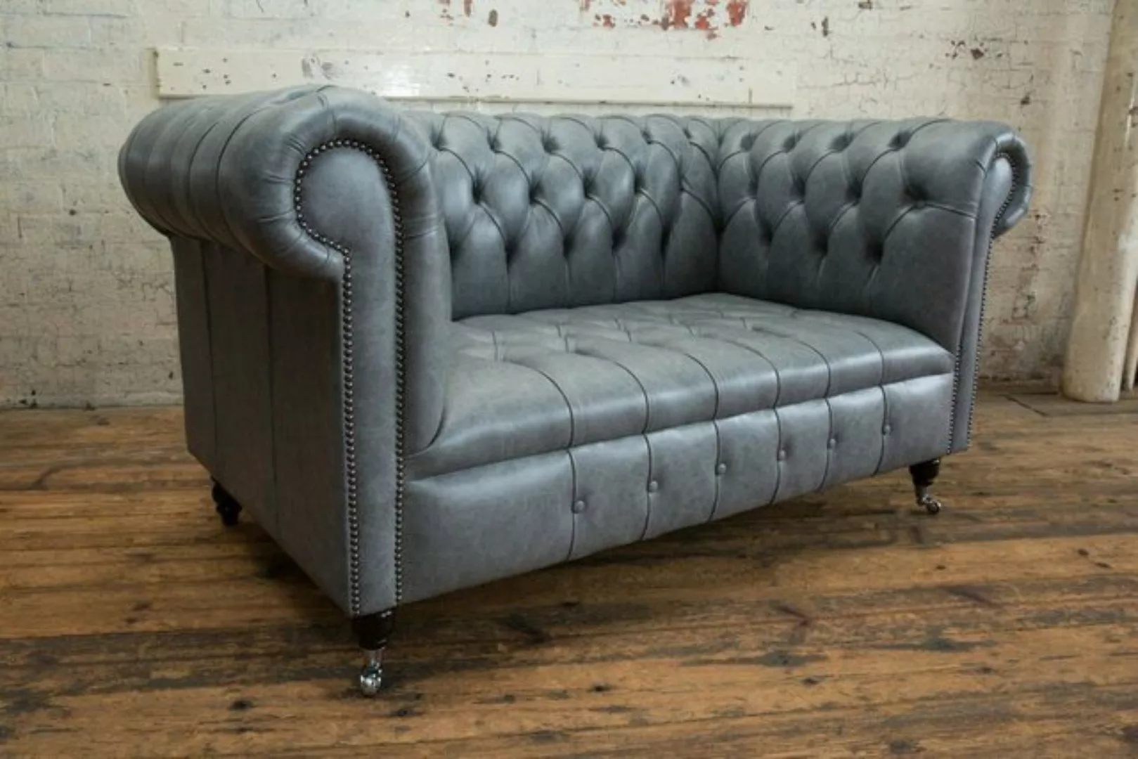 JVmoebel Chesterfield-Sofa, Sofa Chesterfield 2 Sitzer Couch Polster Sitz, günstig online kaufen