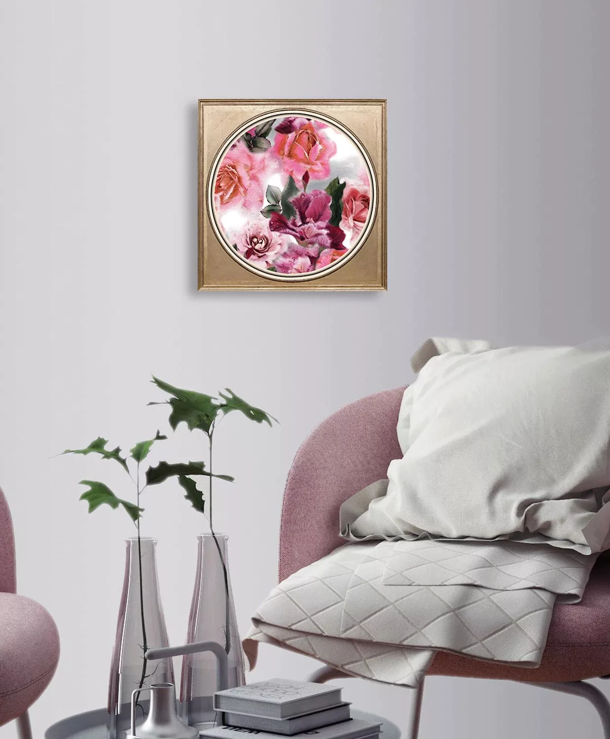 queence Acrylglasbild »Rosen« günstig online kaufen