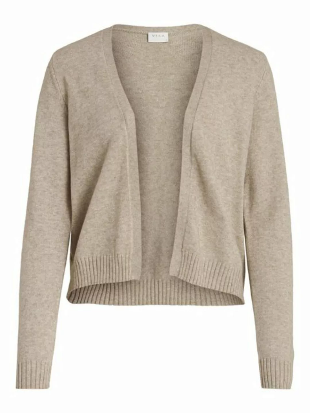 Vila  Damenmantel Ril Short Cardigan - Natural Melange günstig online kaufen