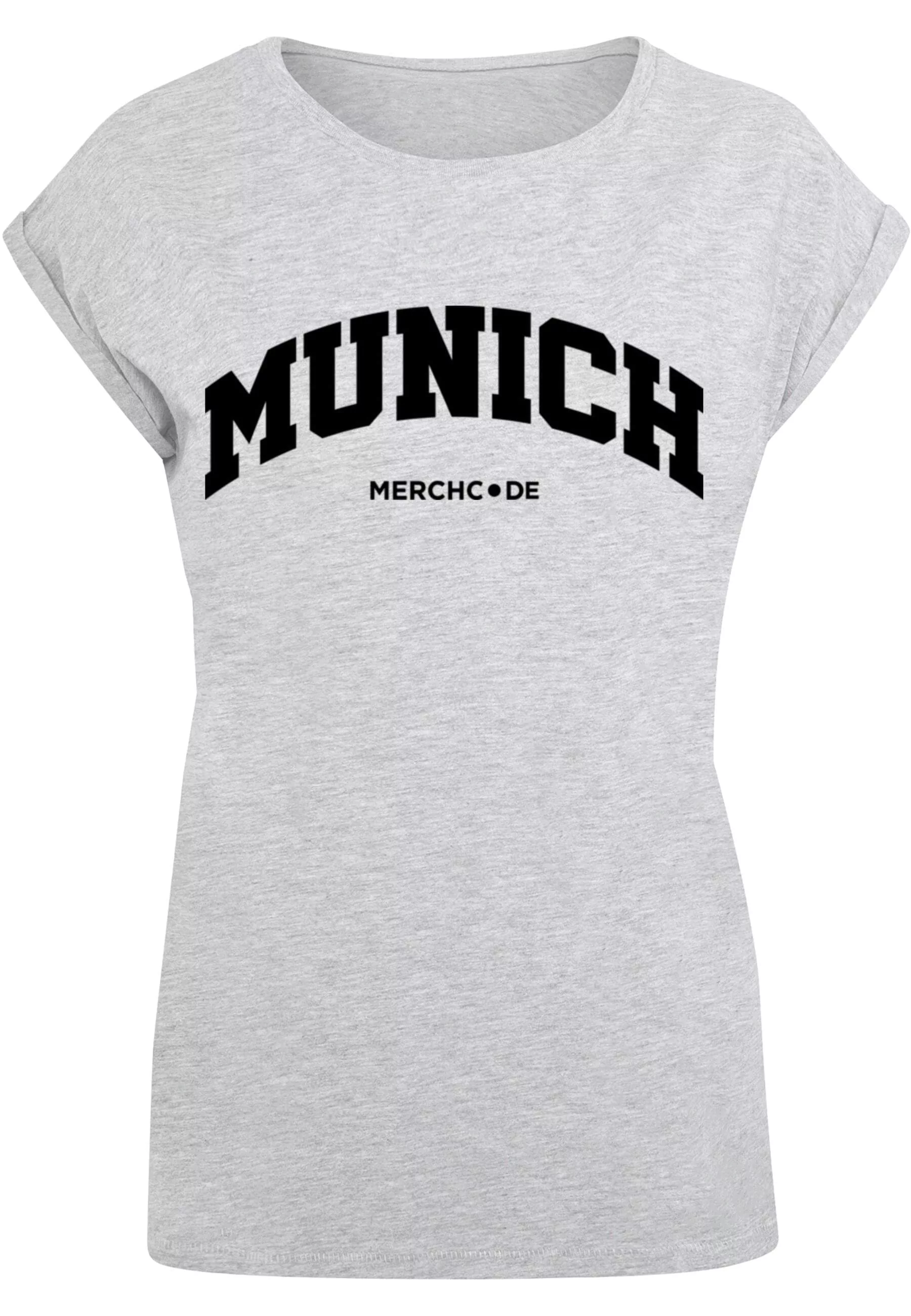 Merchcode T-Shirt "Merchcode Damen Ladies Munich Wording - T-Shirt" günstig online kaufen