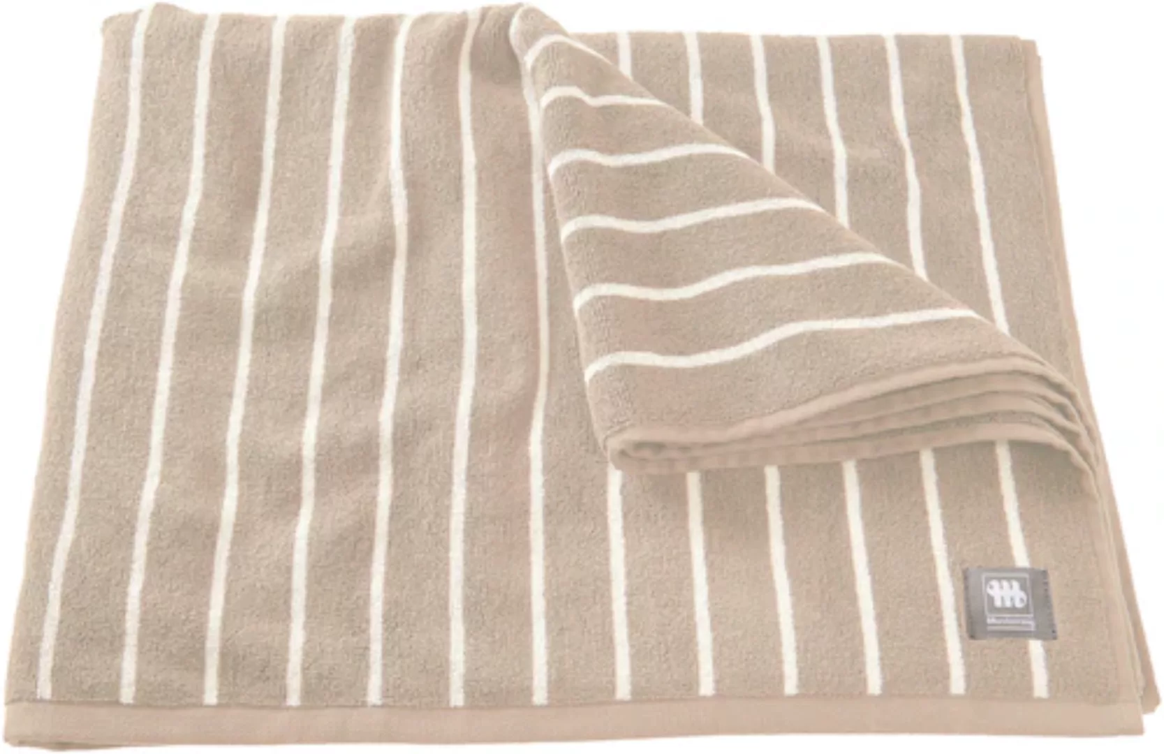 Musterring Badetuch »Needlestripe«, (1 St., Duschtuch 100 x 150 cm), hautsc günstig online kaufen