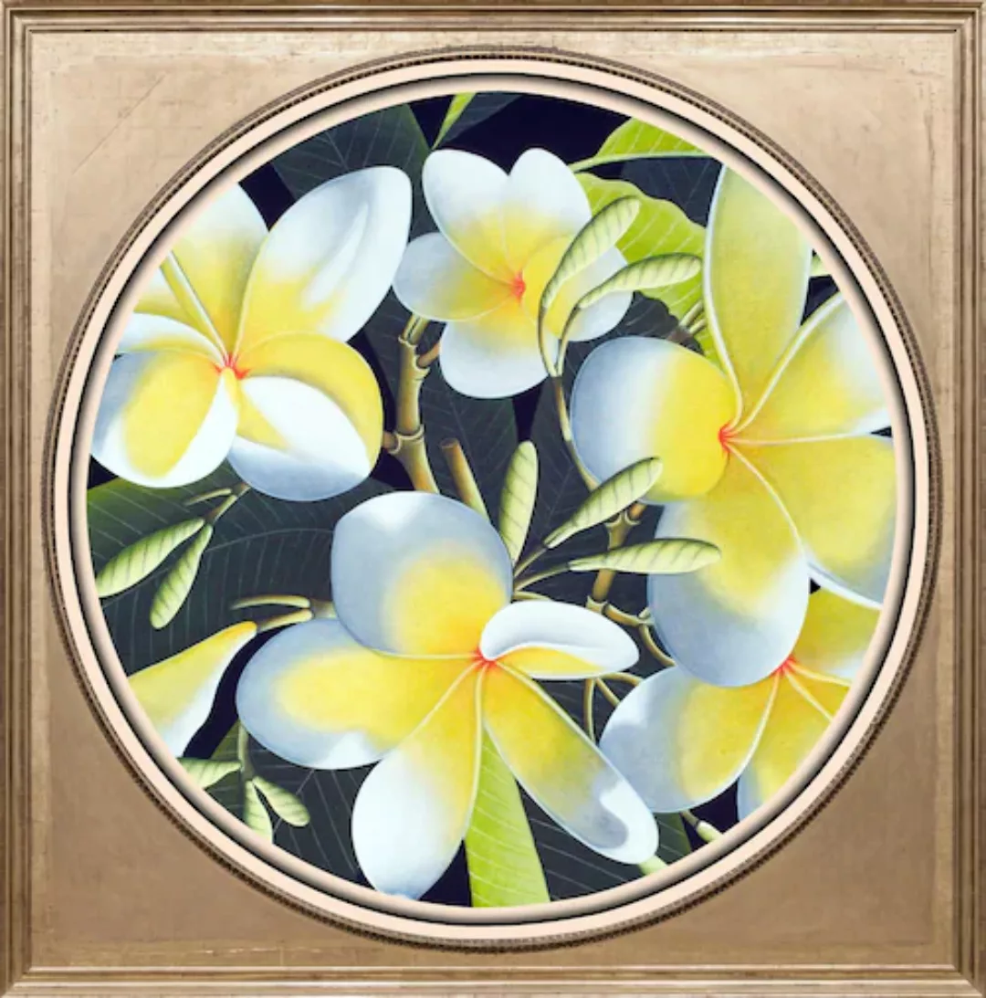 queence Acrylglasbild "Gelbe Blüten" günstig online kaufen