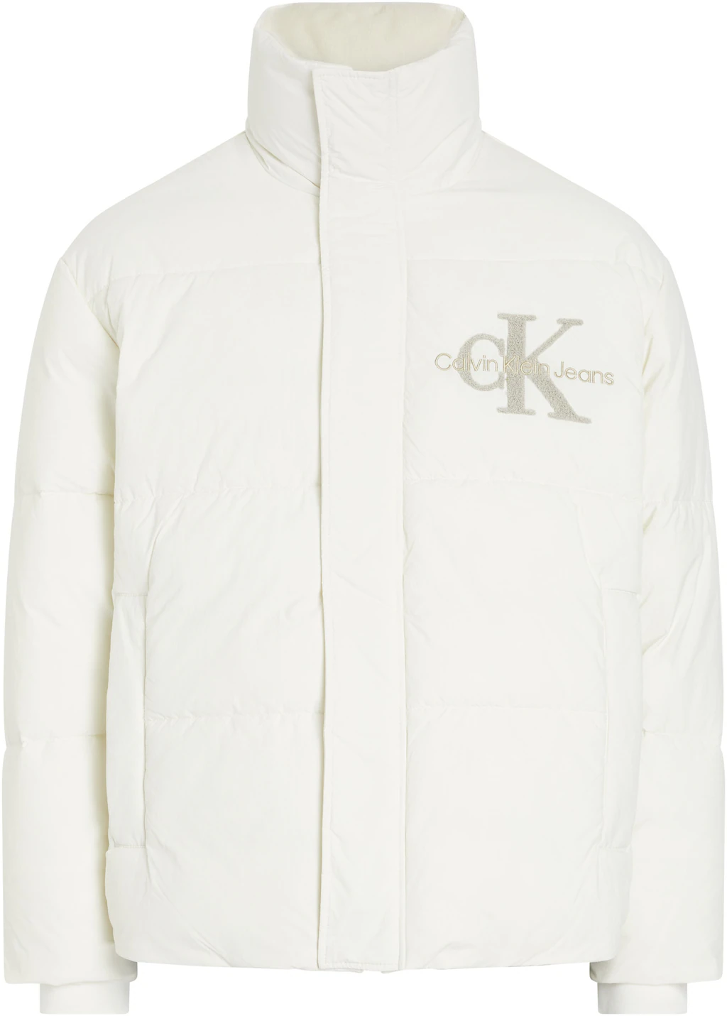 Calvin Klein Jeans Outdoorjacke CHENILLE PUFFER mit Logopatch günstig online kaufen