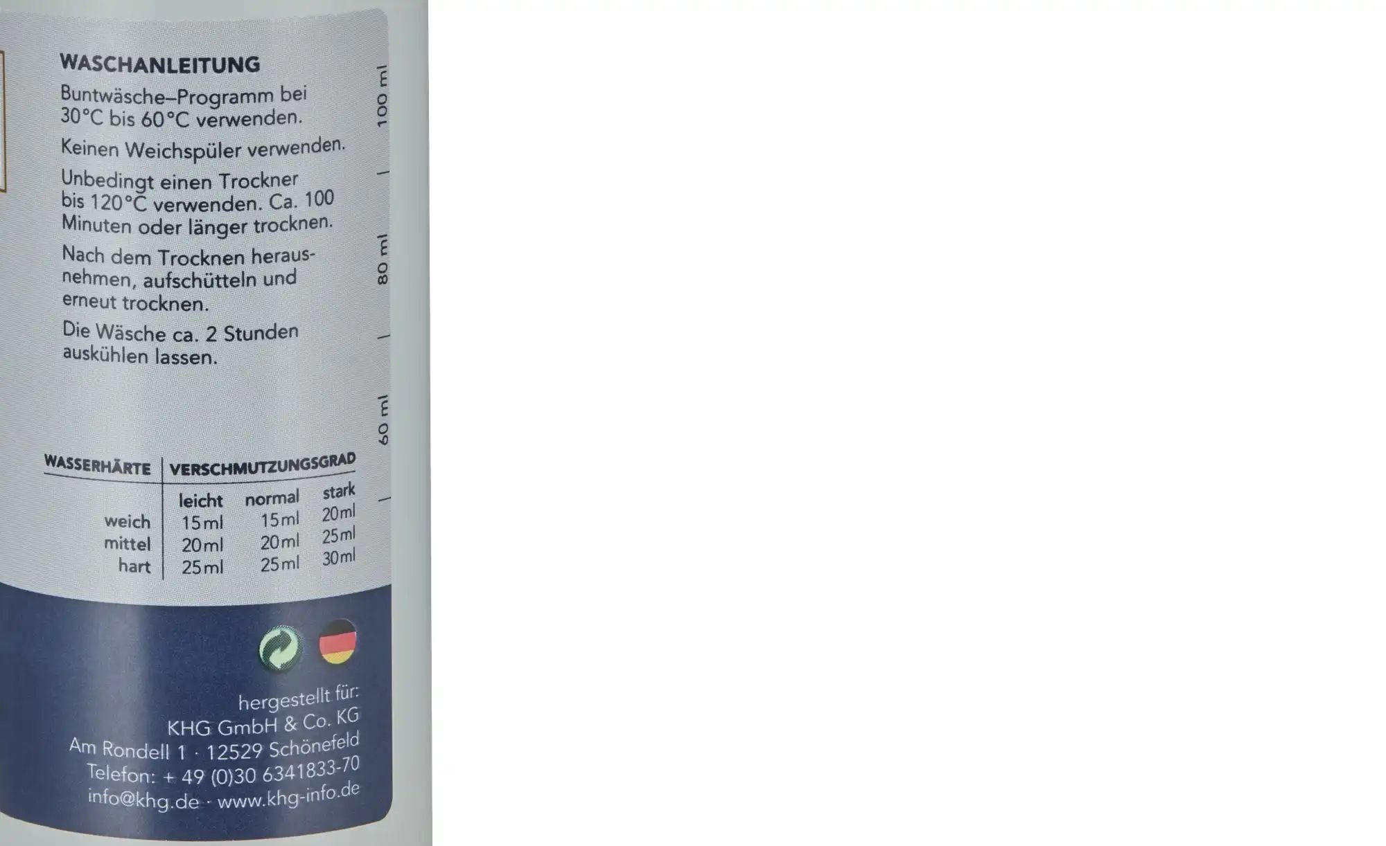 Heidelberger Bettwaren Daunenwaschmittel  Aqua Clean ¦ Maße (cm): B: 5 Küch günstig online kaufen