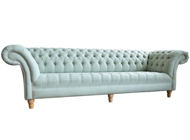 JVmoebel Sofa Luxus grüner Viersitzer Chesterfield Design Polster Sofa, 1 T günstig online kaufen