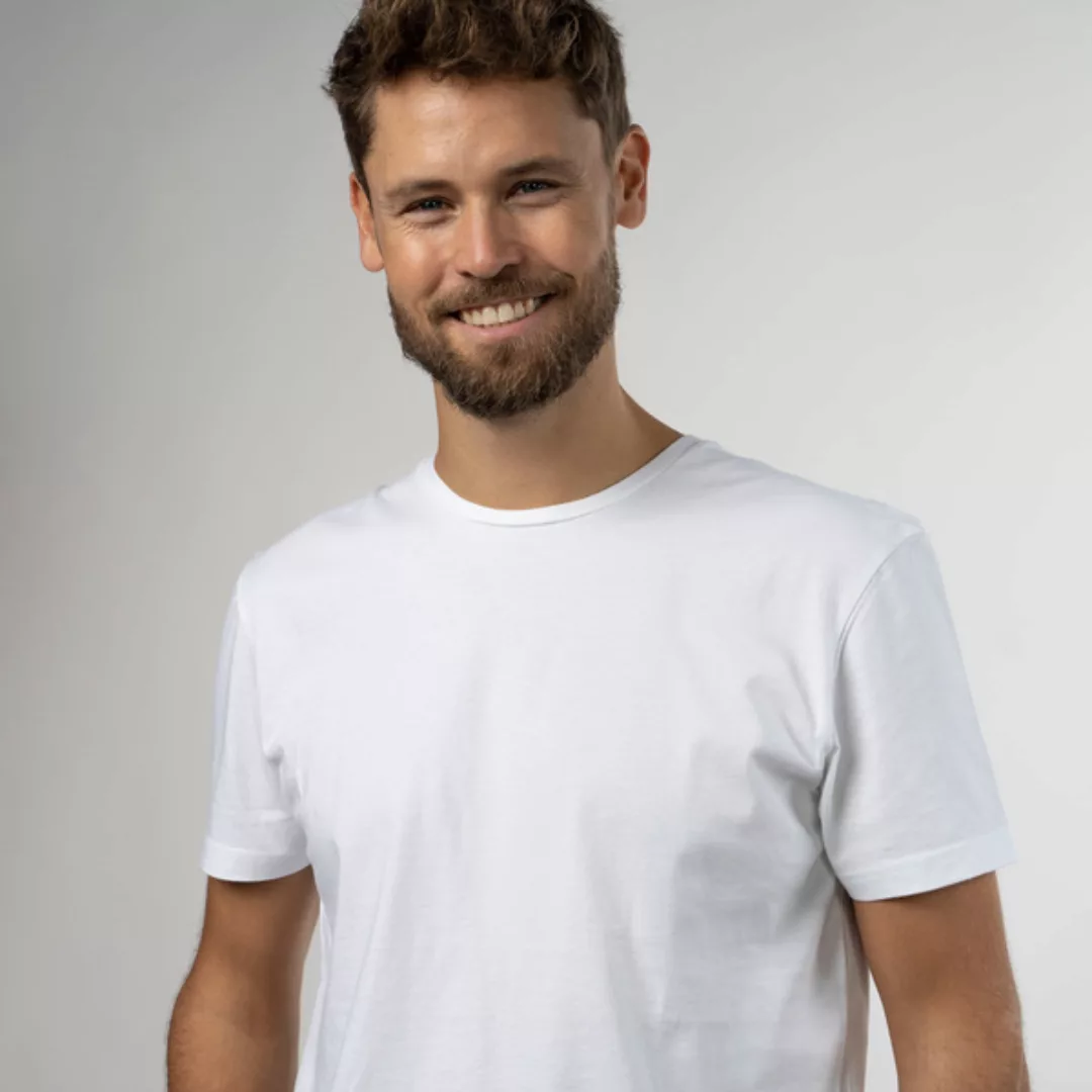 Vinn - T-shirt Aus Biobaumwolle, Bransonwhite günstig online kaufen