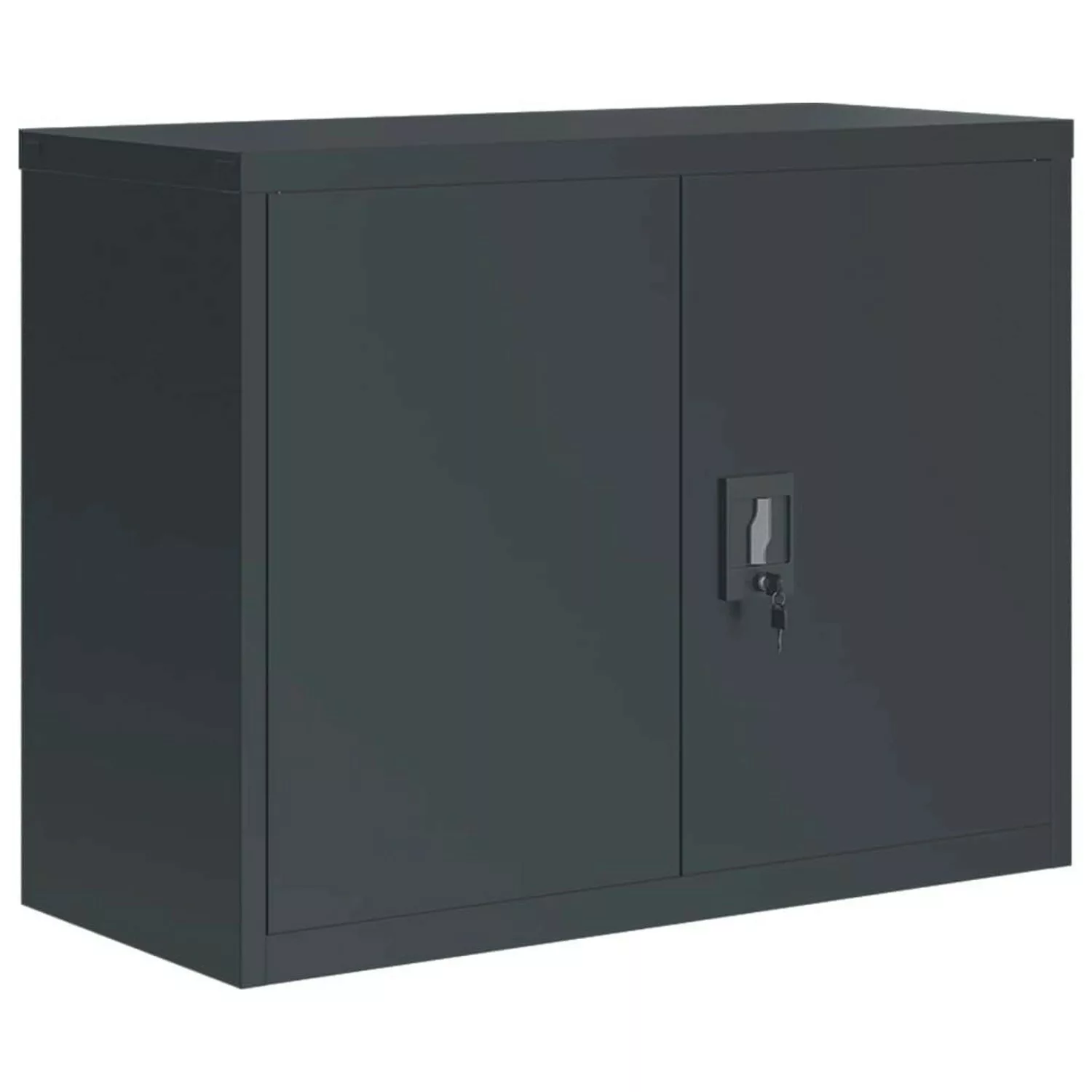 vidaXL Aktenschrank Aktenschrank Anthrazit 90x40x70 cm günstig online kaufen